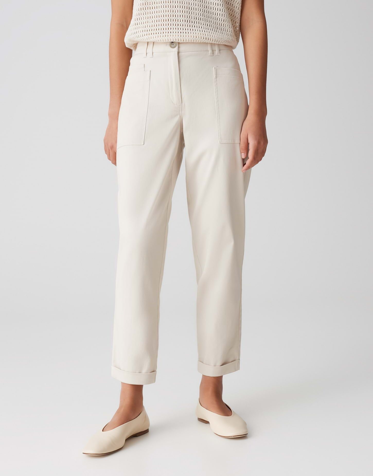 Stoffhose MELINA FRENCH Relaxed aus Tencel Baumwoll Mix