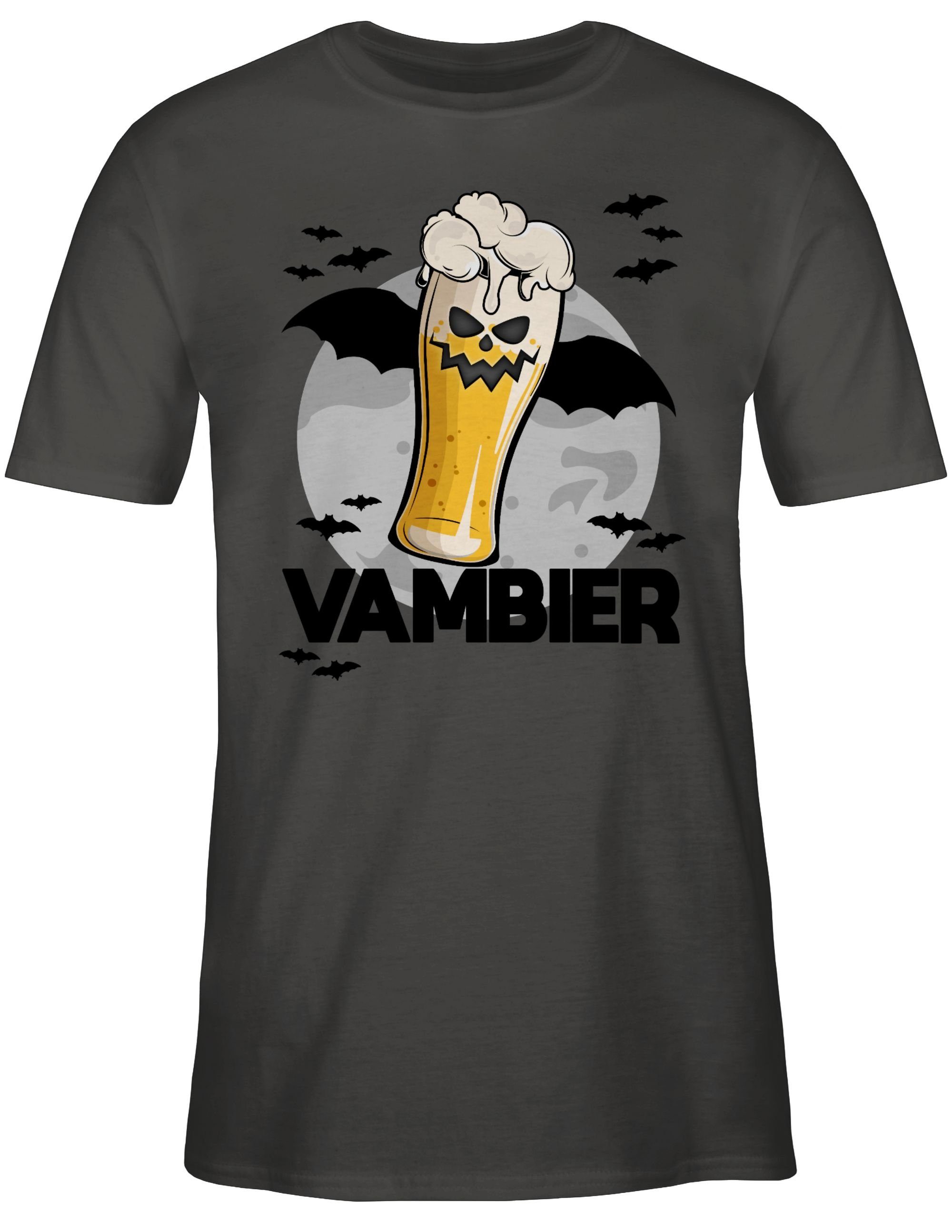 T-Shirt Kostüme 1 Vambier Dunkelgrau Herren Halloween Shirtracer