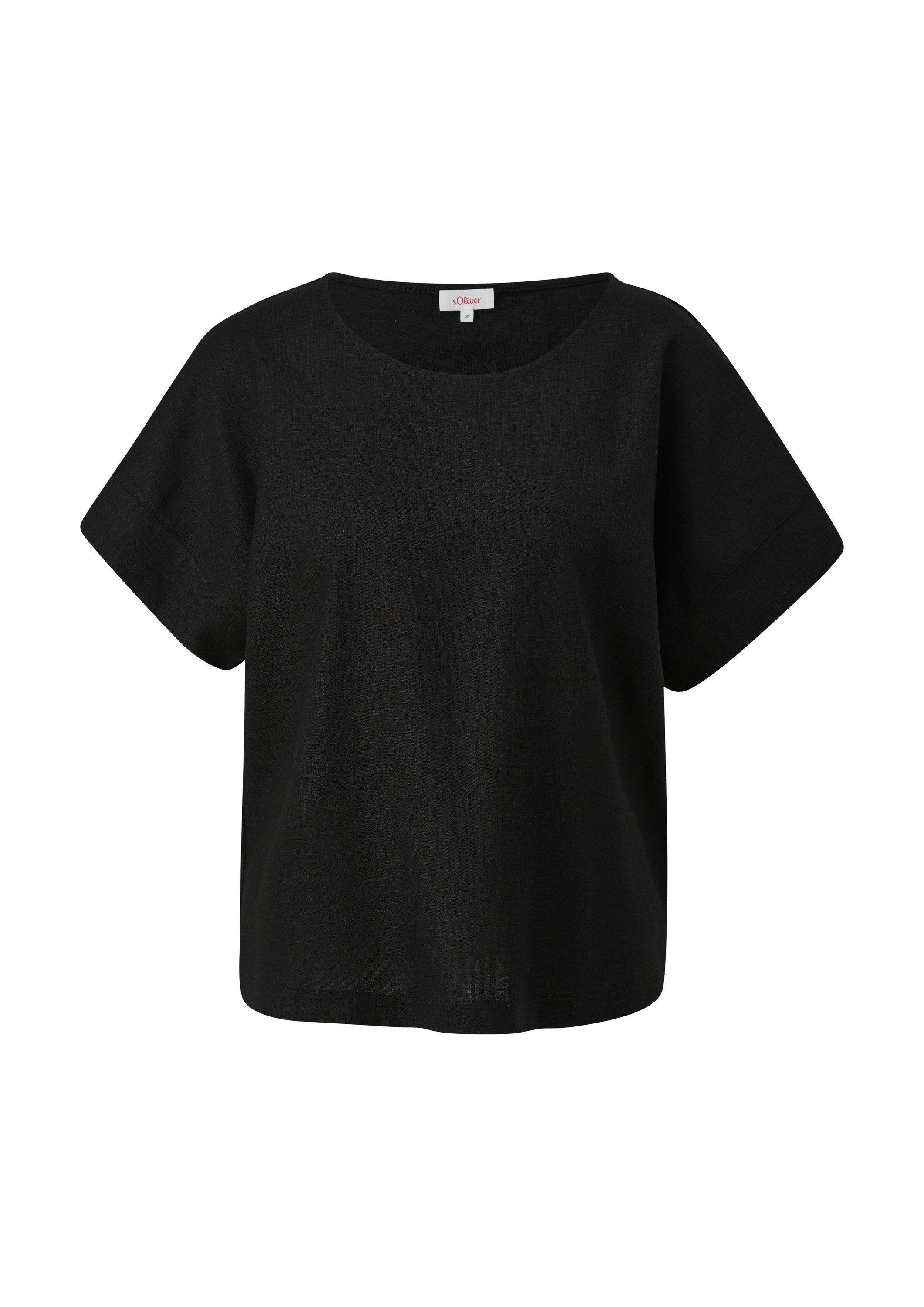 s.Oliver Kurzarmshirt T-Shirt Fabricmix-T-Shirt im Relaxed günstig online kaufen
