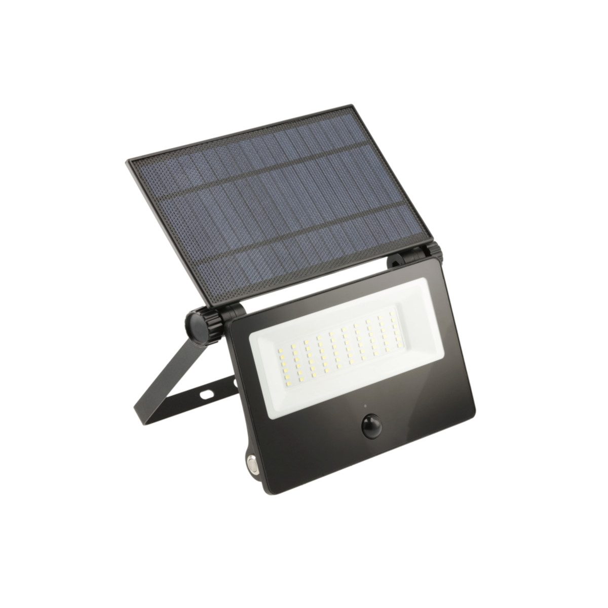 GTV LED Solarleuchte 3000 Lumen LED Solarfluter Solarleuchte mit Bewegungsmelder IP65 KW