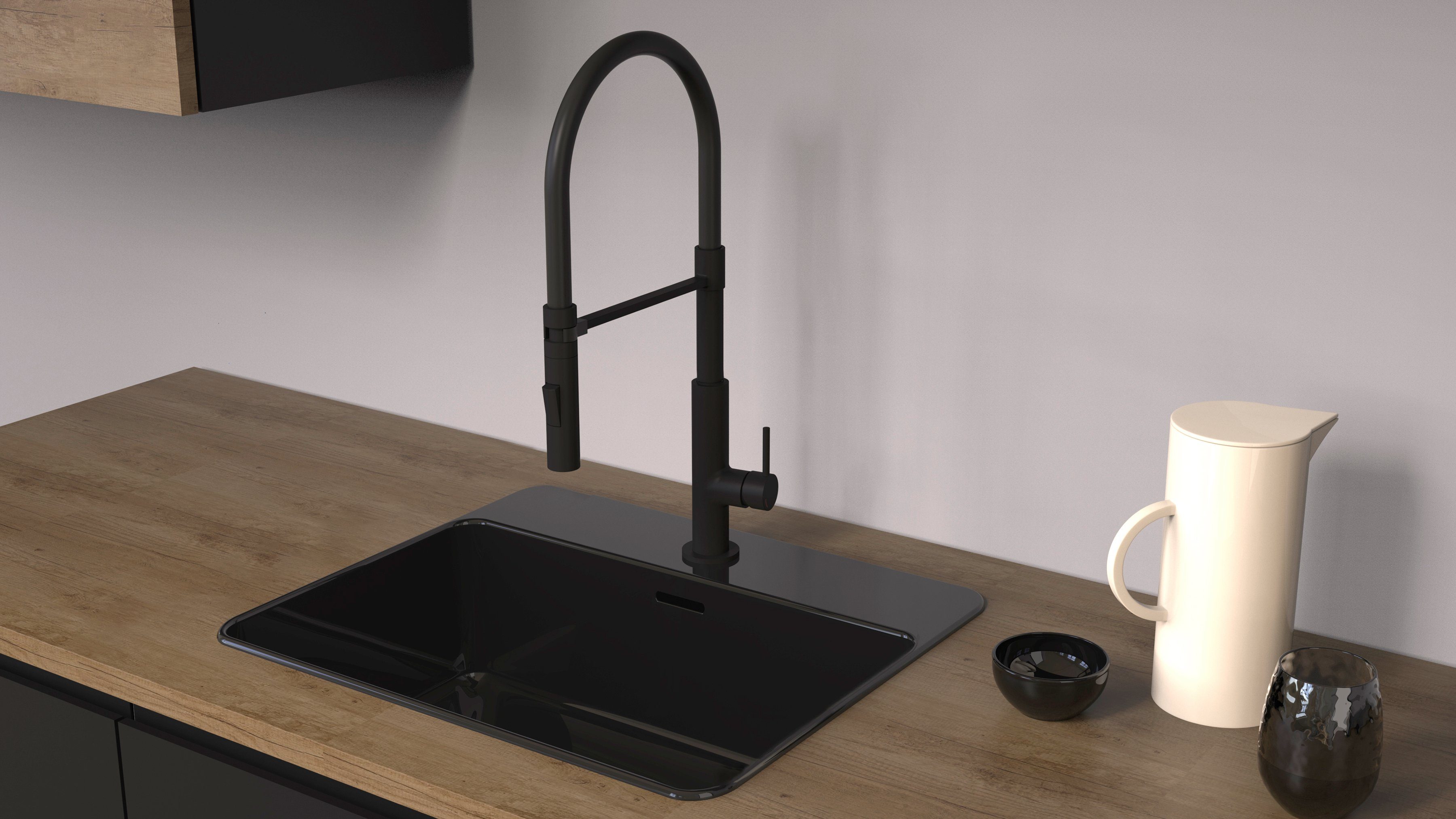 welltime Küchenarmatur Porto Spültischarmatur mit flexiblem Auslauf und 360 günstig online kaufen