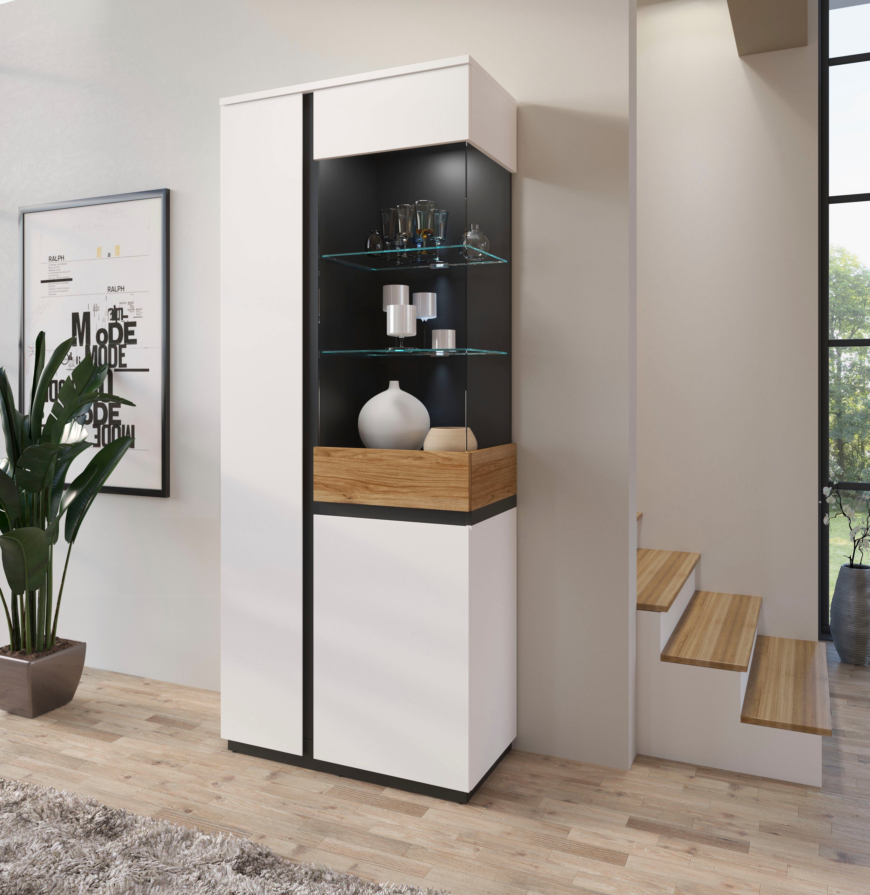 INOSIGN Vitrine Novena Höhe 200 cm günstig online kaufen