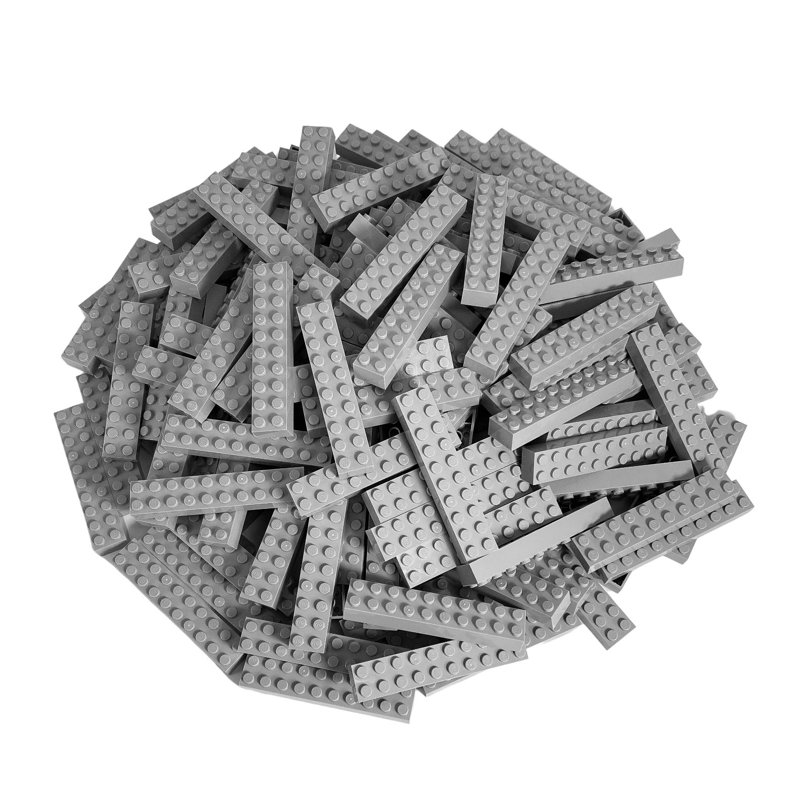 LEGO® Spielbausteine »LEGO® 2x10 Steine Hellgrau - 100 Stück - Light Bluish  Grey 3006«, (Creativ-Set, 100 St), Made in Europe
