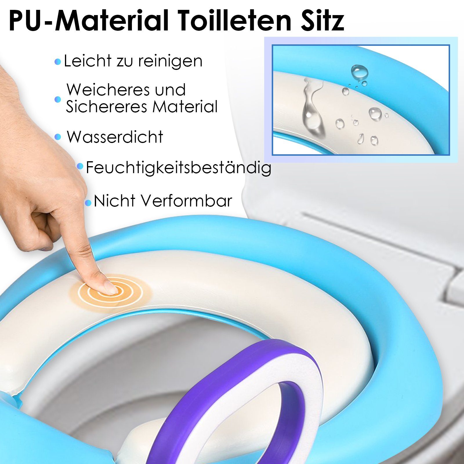 Treppe Kindertoilette Toilettentrainer Toilettentrainer Töpfchentrainer Sitz Lospitch WC mit