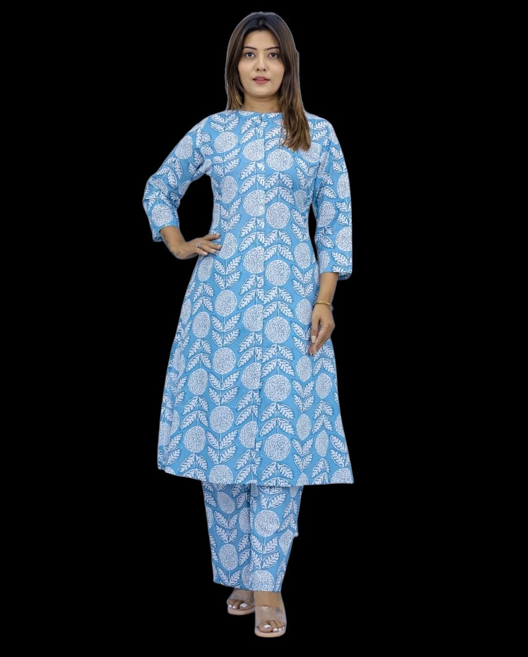 PfauGermany A-Linien-Kleid A-line Long TOP with Palazzo Trauser .2 PCS günstig online kaufen