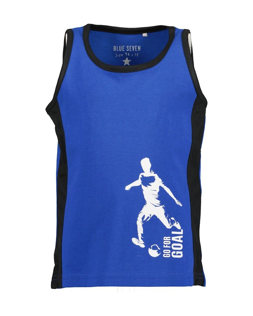 Muskelshirt Blue Seven Jungen Muskelshirt Tanktop Trägershirt Fußball ocean blue