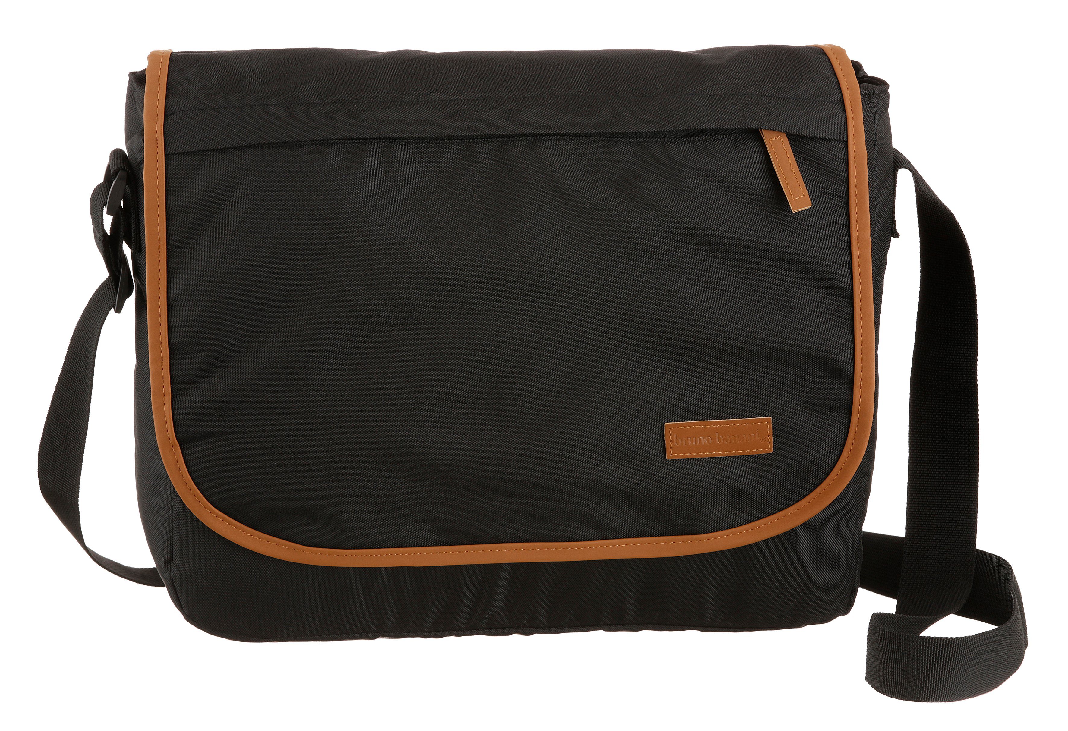 Bruno Banani Messenger Bag, aus PET recyceltem Material Black