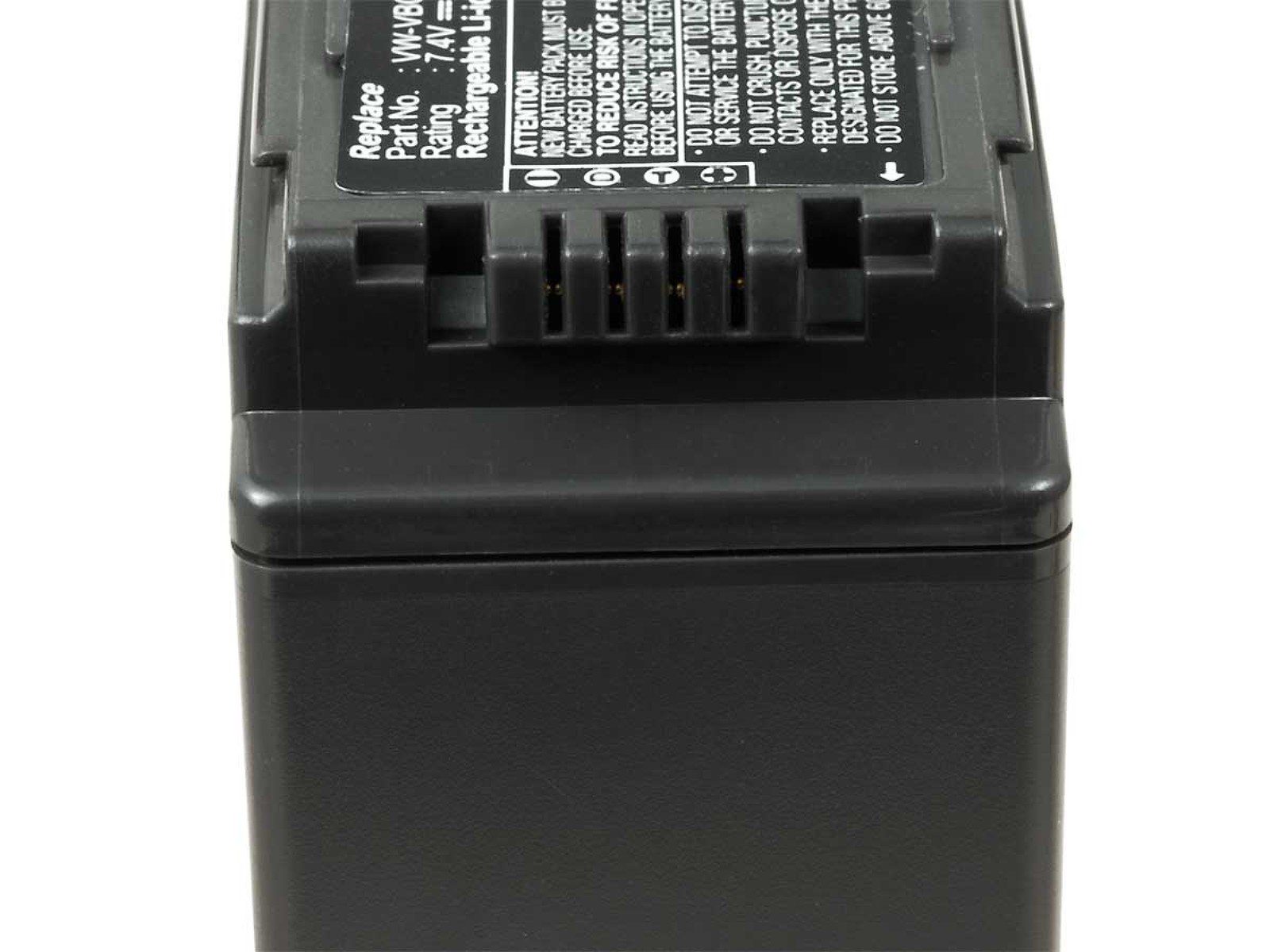 V) Akku 4400mAh für HDC-SD20 Kamera-Akku Video Powery (7.2 Panasonic mAh 4400