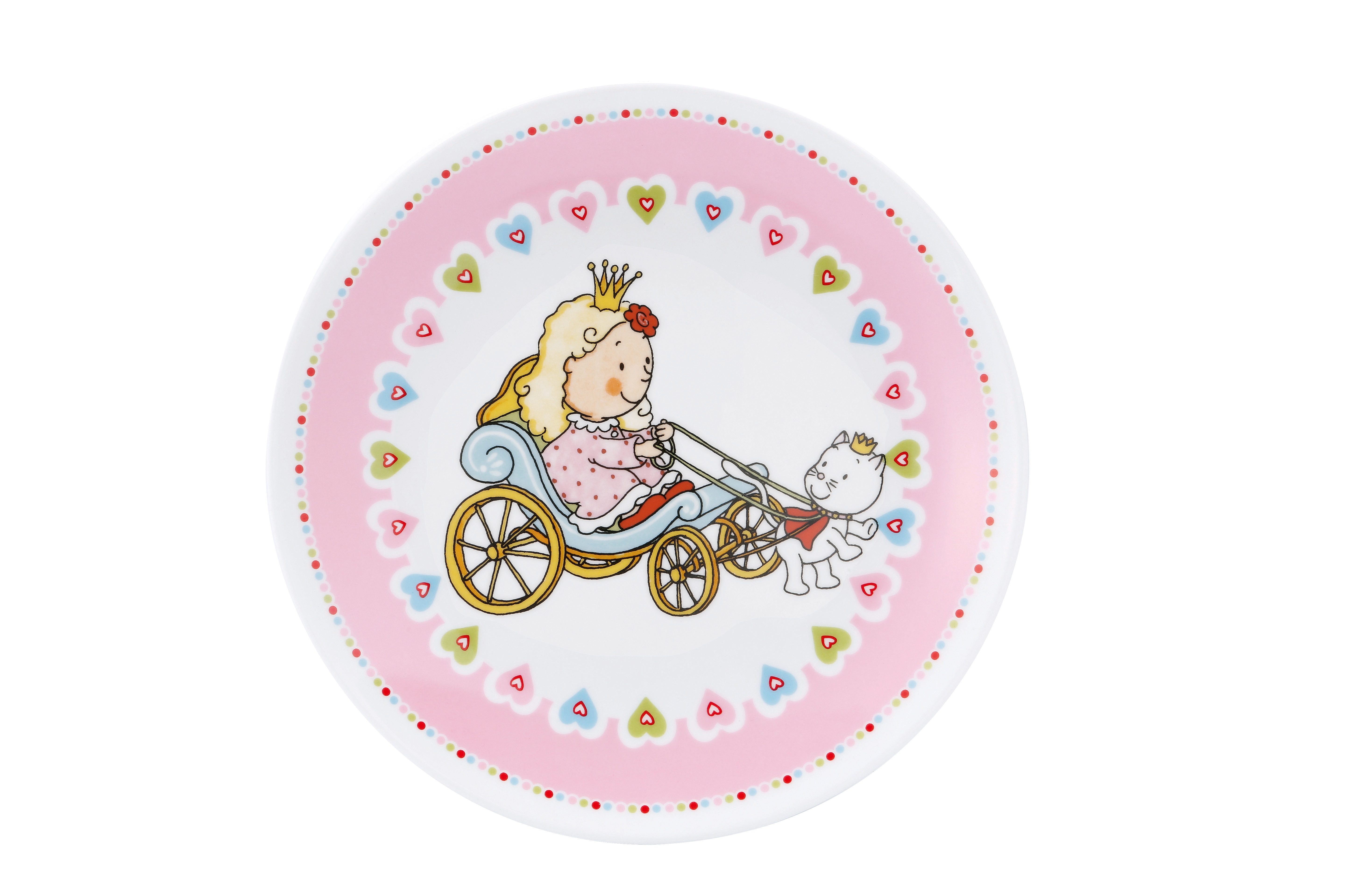 PURESIGNS Kindergeschirr-Set NELIA (3-tlg), 1 Personen, Porzellan, Plastikfreier Essgenuss für die Kleinen