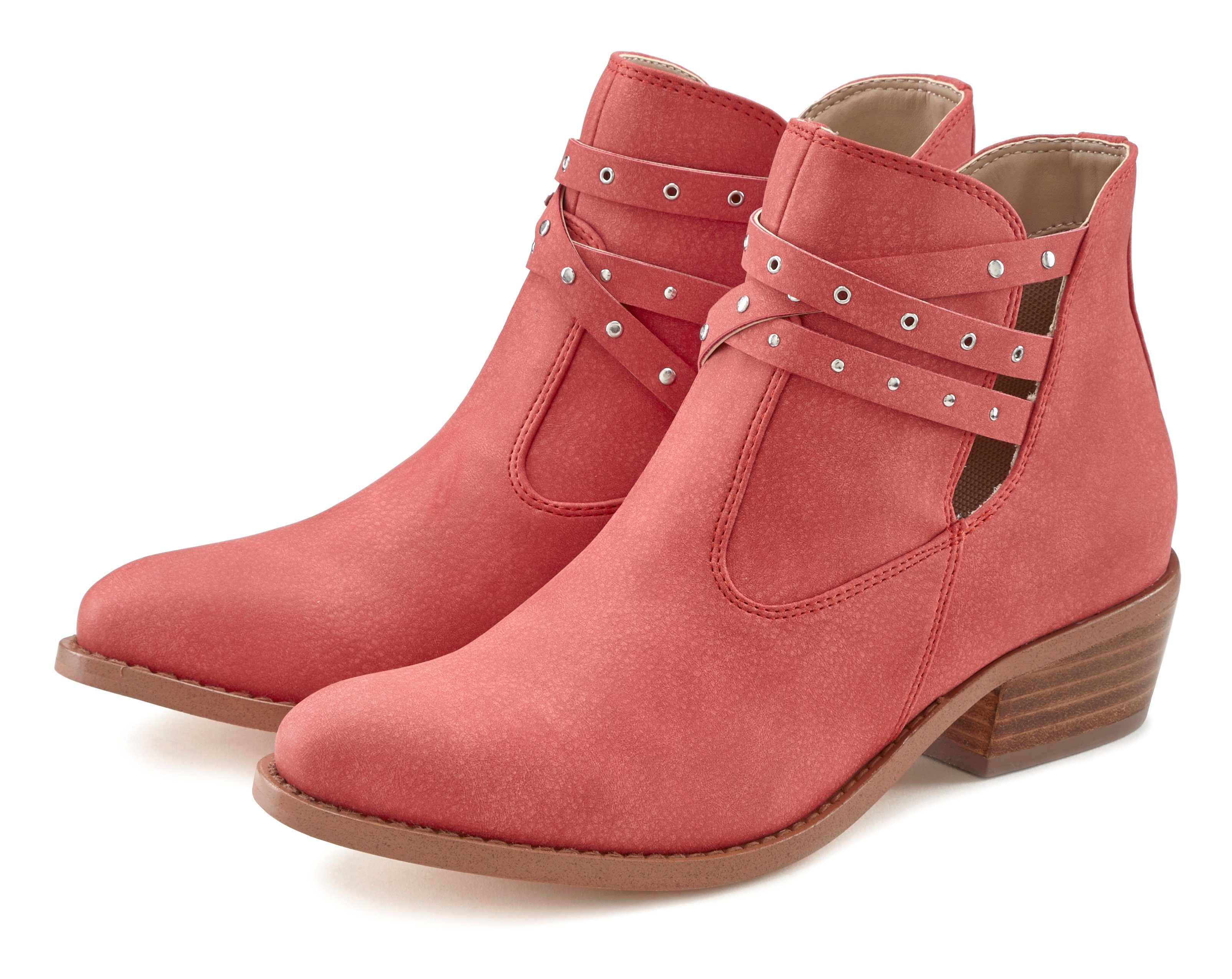 LASCANA Westernstiefelette Cowboy Boots, Ankle Stiefelette günstig online kaufen