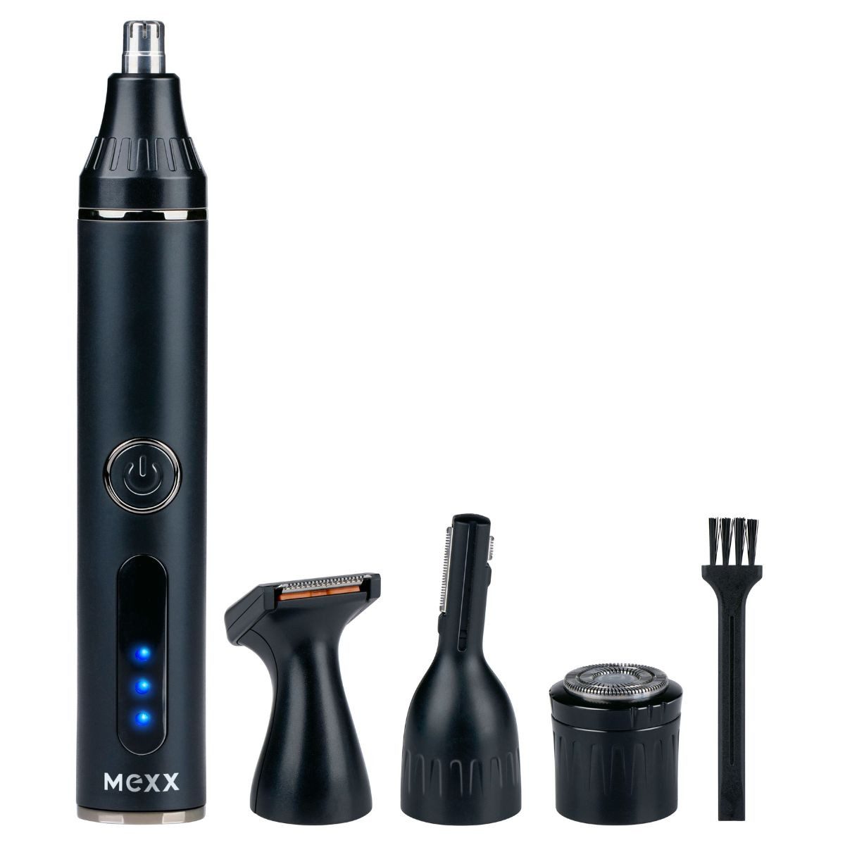 Mexx Elektrorasierer MEXX Pflegeset 4-in-1 Nasenhaartrimmer USB-C Aufladbar
