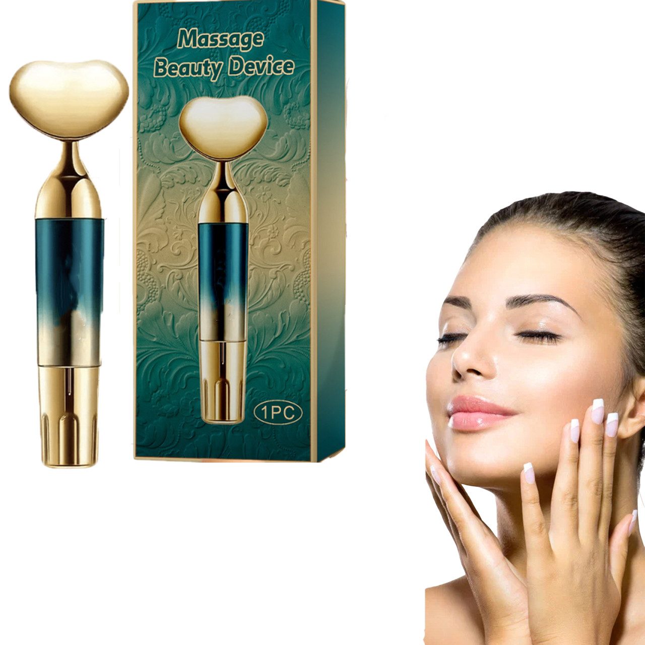 Gesichtsmassagegerät Anti-Aging Massageroller für Gesicht und Hals