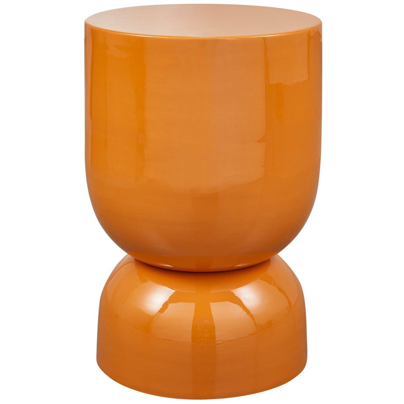 WOOOD Beistelltisch Hekla aus Metall, Orange günstig online kaufen