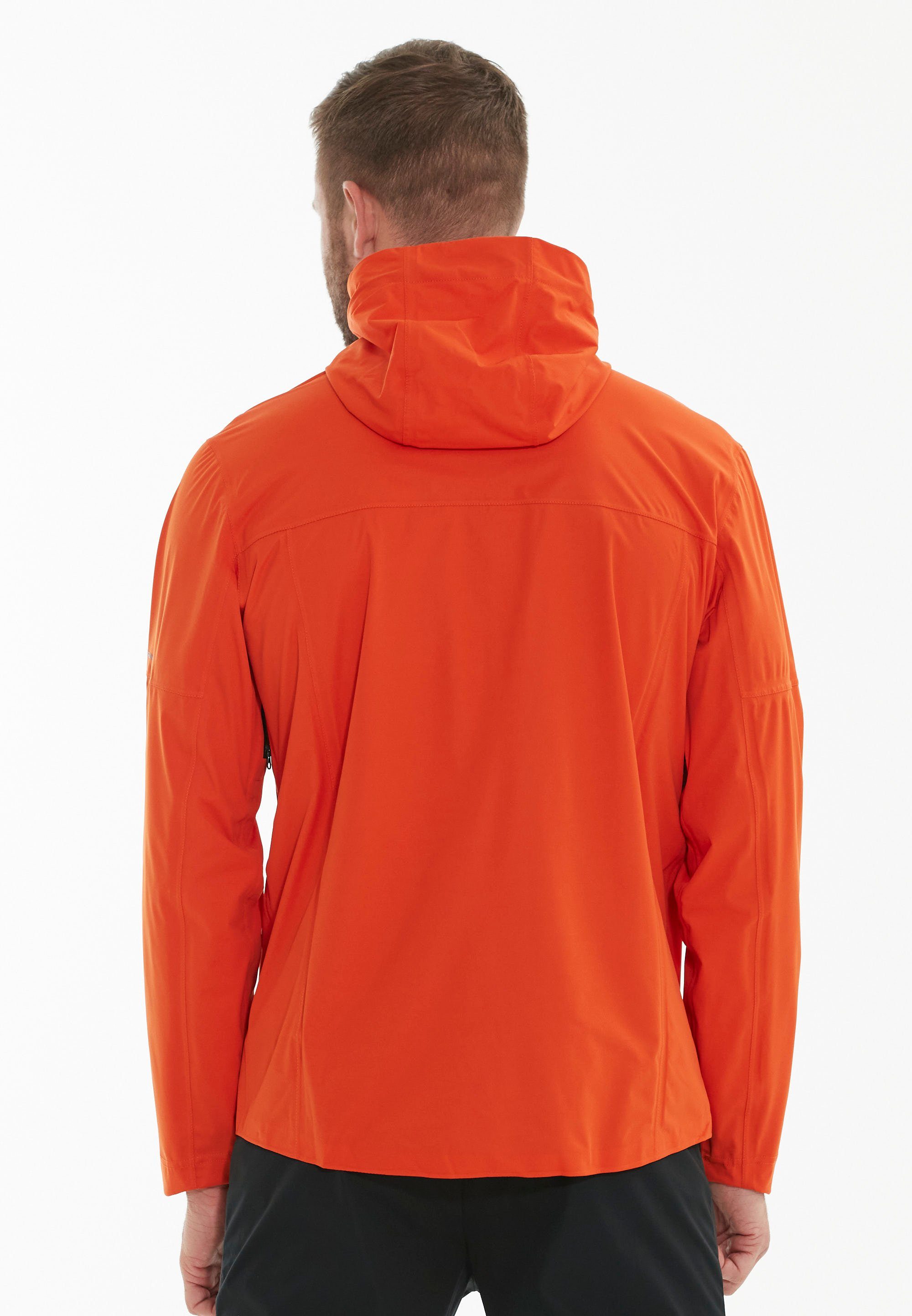 ENDURANCE Laufjacke Komint wasserdichter orange Membran mit