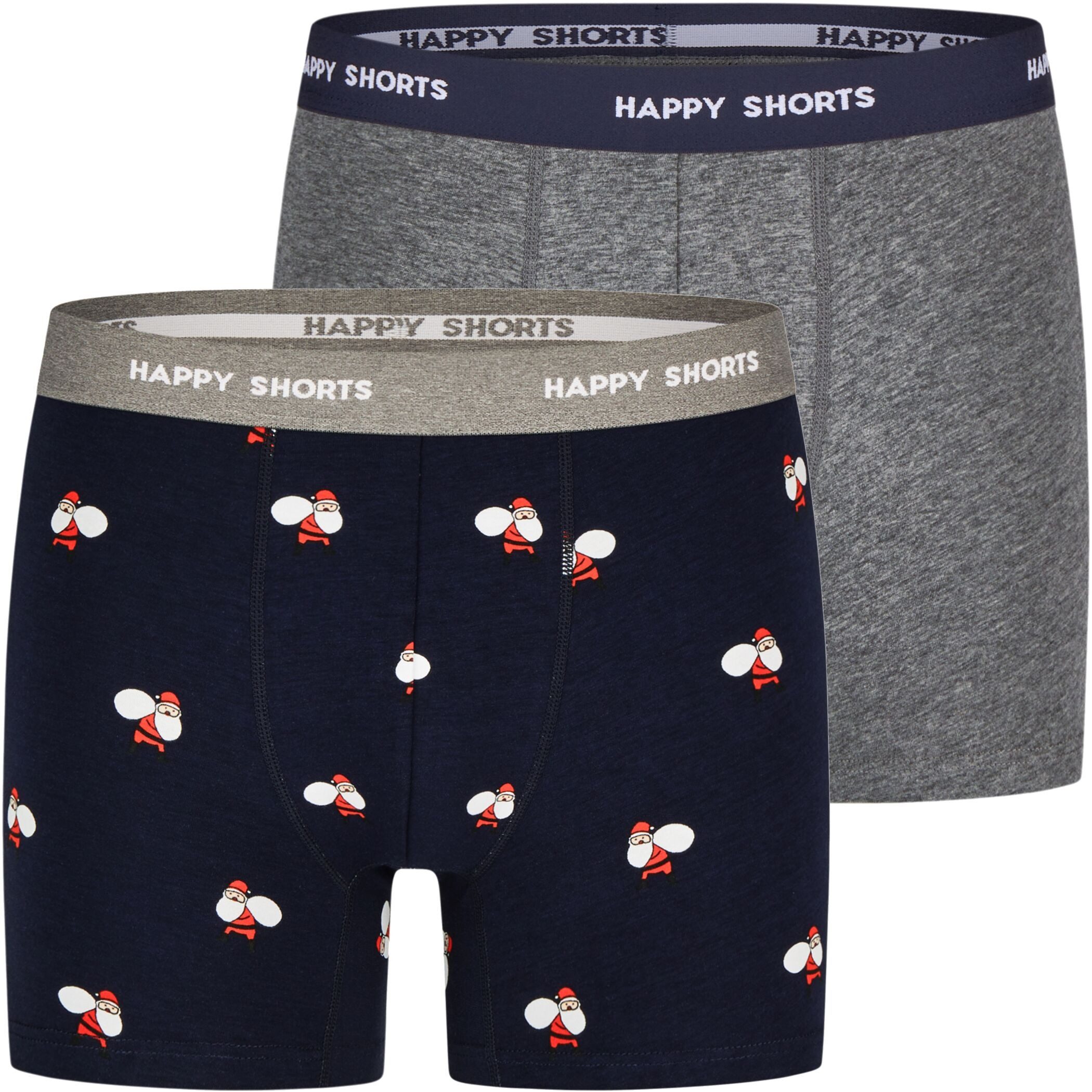 HAPPY SHORTS Trunk 2 Happy Shorts Jersey Trunk Herren Boxershorts Pant Weih günstig online kaufen