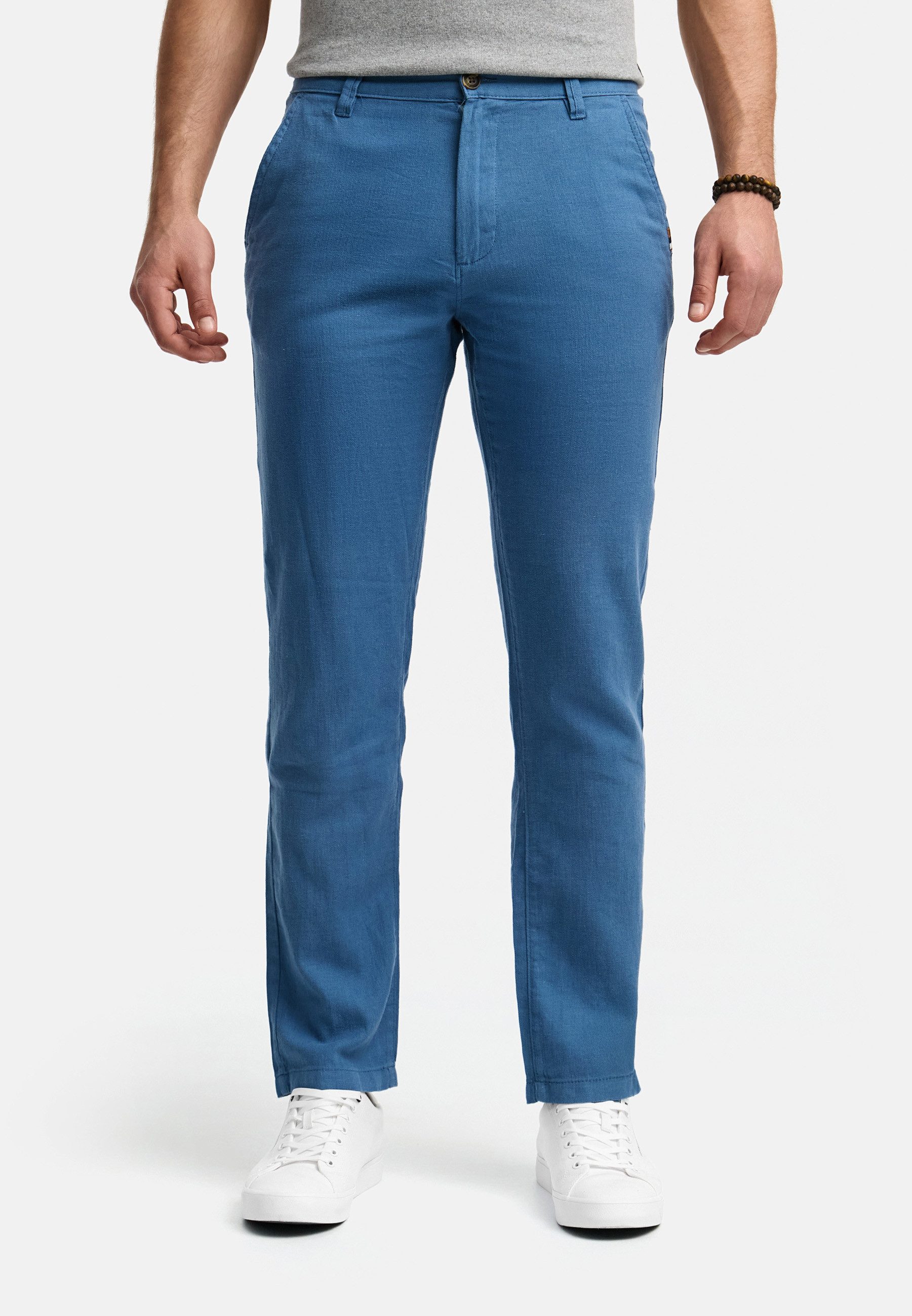 Indicode Leinenhose INGuy moderne Stretchhose mit günstig online kaufen