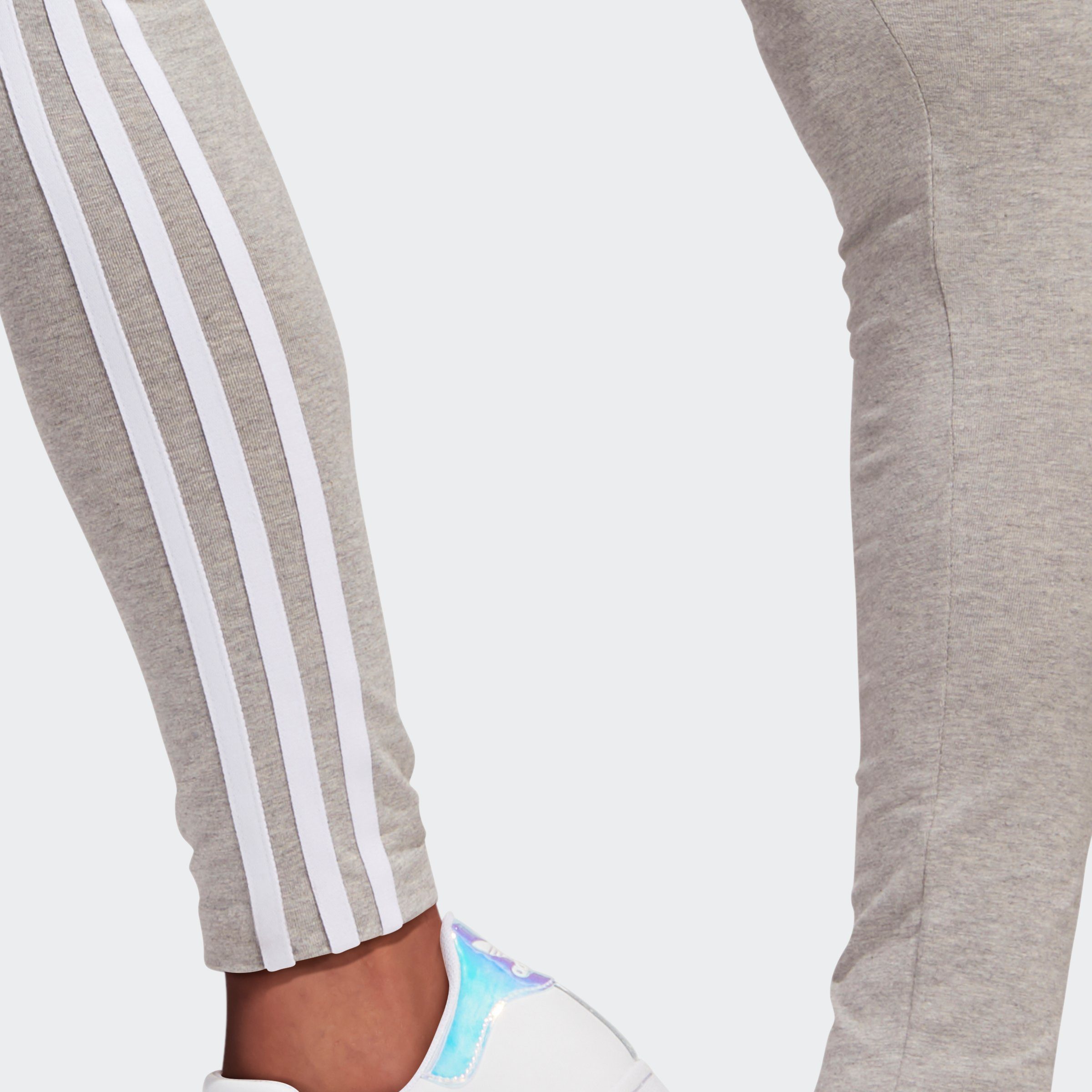 adidas (1-tlg) ADICOLOR Originals 3-STREIFEN CLASSICS Leggings MGREYH/WHITE