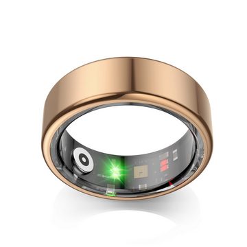 Mutoy Smart Ring Smartring für Herren und Damen Smartwatch (11#Innendurchmesser 20,6 mm,Umfang 6.46 cm) Smartring zur Überwachung Schlaf und Herzfrequenz,Fitness- und Wellness-Tracker,Schrittzähler-Ring, IP68 wasserdicht, APP für iOS & Android