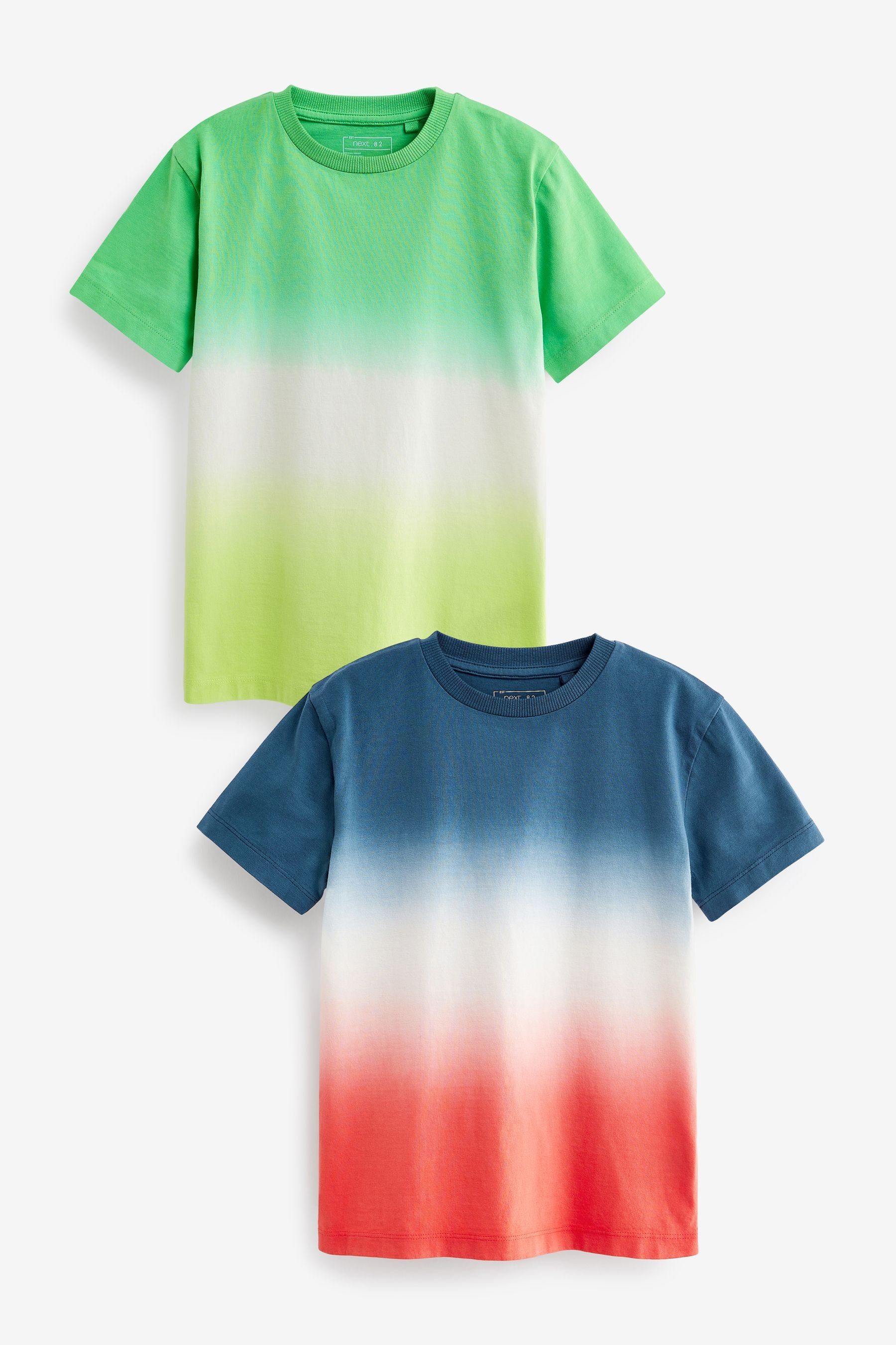 Next T-Shirt 2er-Pack Batik-T-Shirts mit kurzen Ärmeln (2-tlg)