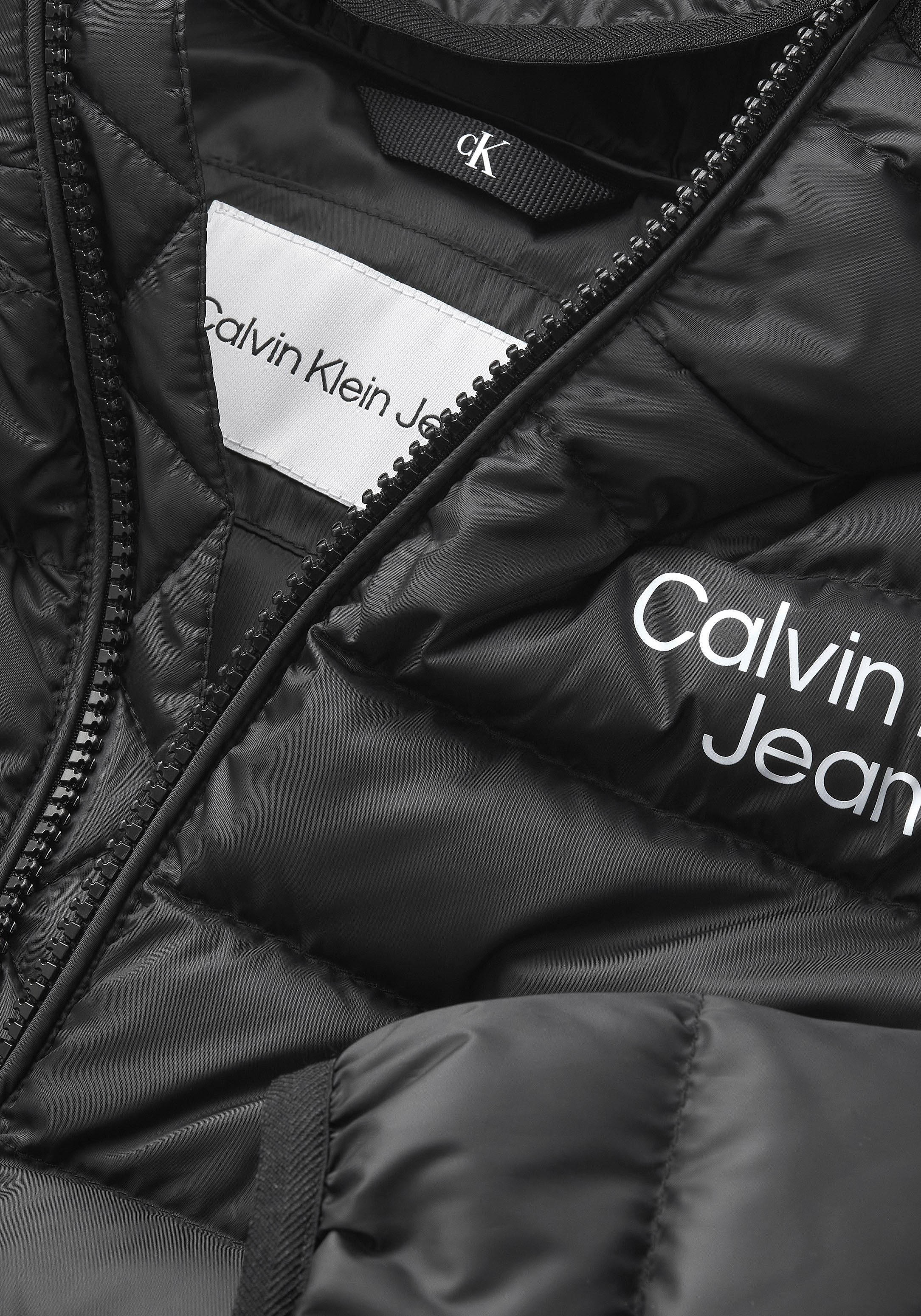 Calvin Klein Steppjacke Jeans LW JACKET LOGO DOWN