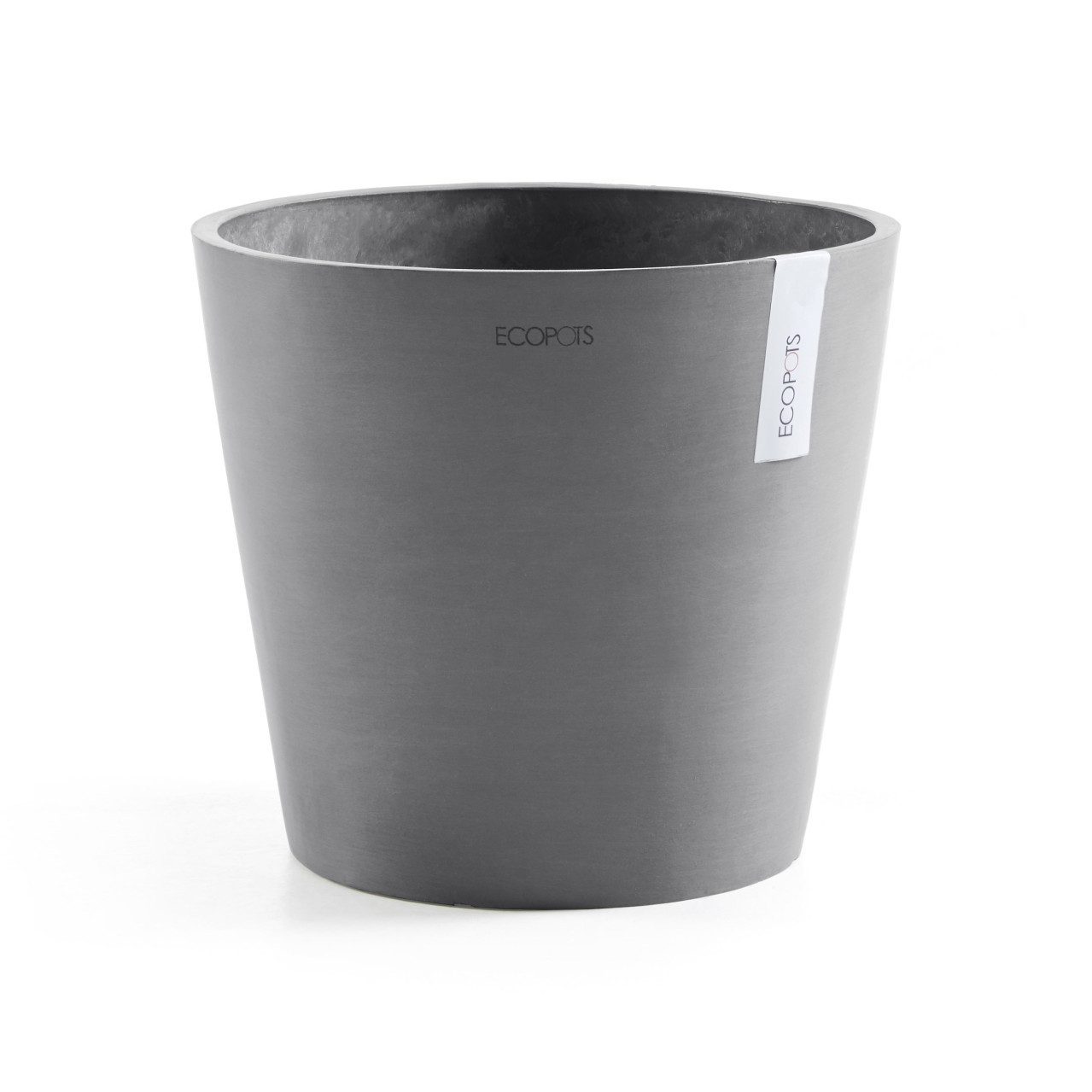 ECOPOTS Blumentopf Ecopots Pflanztopf Amsterdam Ø 30 x 25,4 cm grau