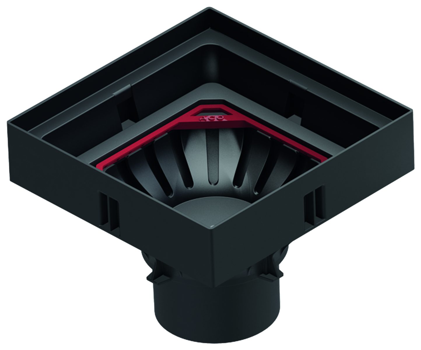 ACO Severin Ahlmann GmbH & Co. KG Haus- und Hofablauf XtraPoint Punktablauf mit Kunststoffrost