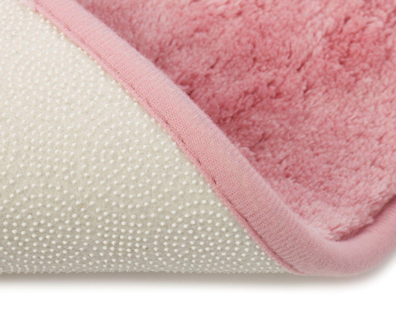 Gözze Badematte Rio Premium, Höhe 18 mm, rutschhemmend beschichtet, fußbodenheizungsgeeignet, schnell trocknend, Polyester, rechteckig, Badteppich, Uni Farben, waschbar, rechteckig & rund erhältlich