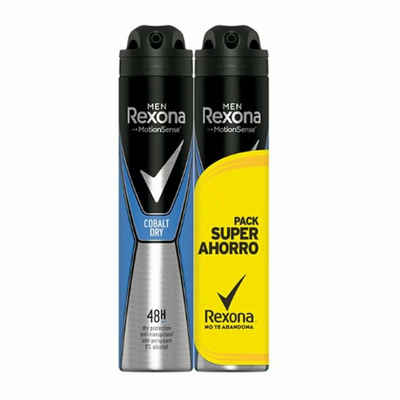 Rexona Deo-Zerstäuber Men Motion Sense Cobalt Dry Deodorant Spray 2x200ml