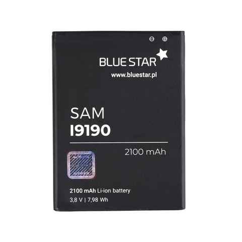 BlueStar Akku Ersatz kompatibel mit Samsung I9190 Galaxy S4 Mini 2100 mAh Austausch Batterie Premium Accu B-B500BEBEC Smartphone-Akku