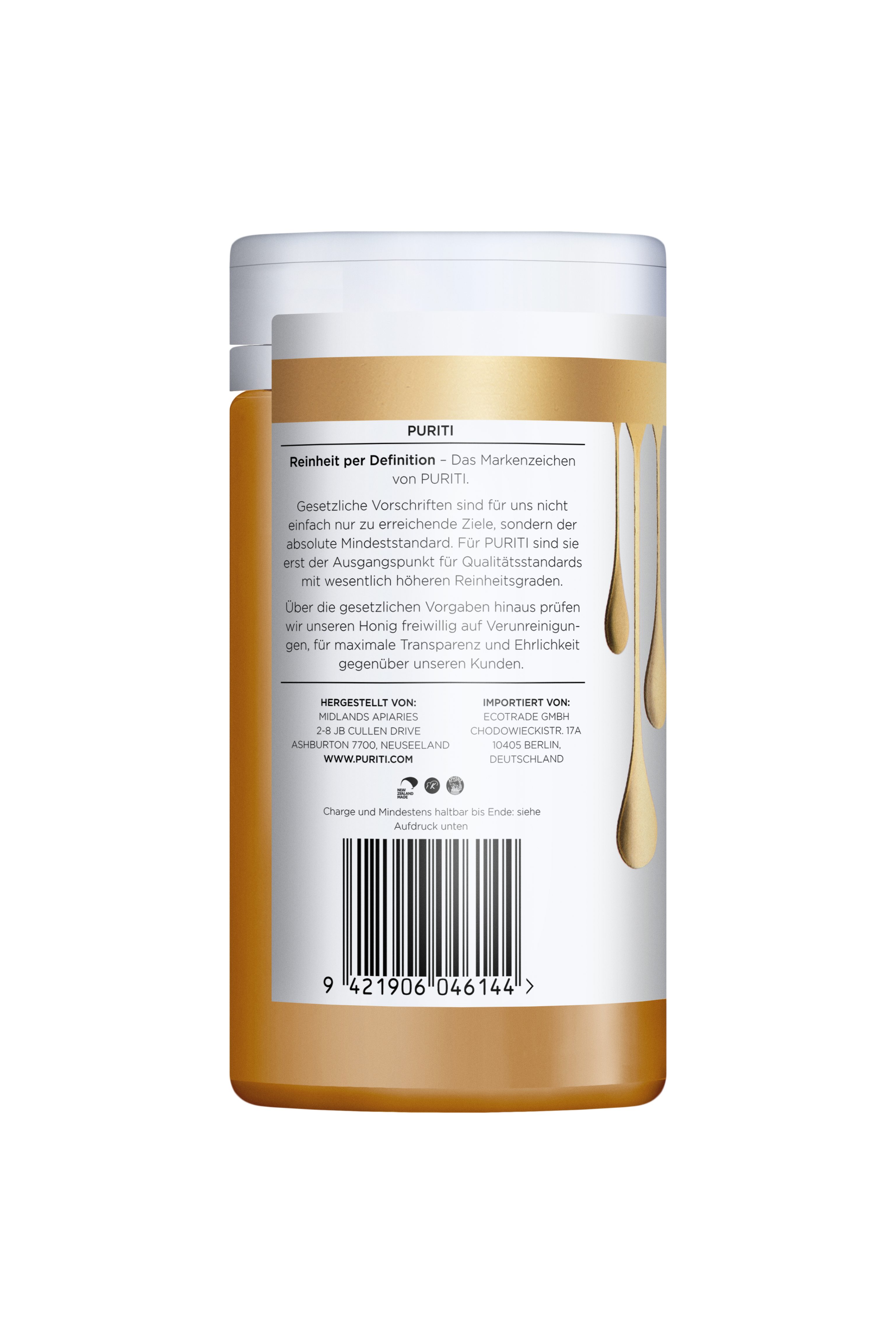 PURITI Honig Manuka-Honig MGO 550+, 1 x 500 g