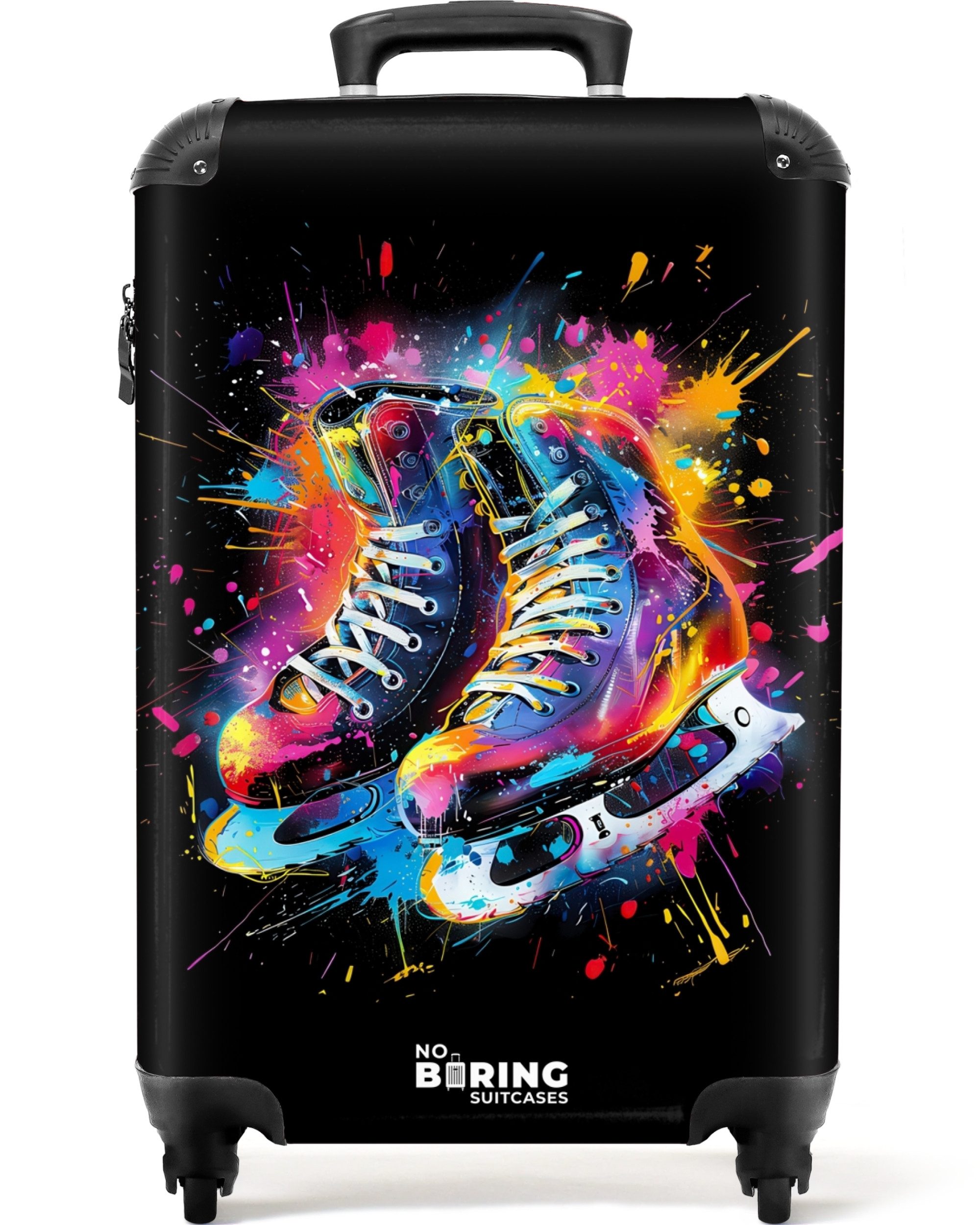 NoBoringSuitcases.com© Hartschalen-Trolley Skaten mit buntem Graffiti günstig online kaufen