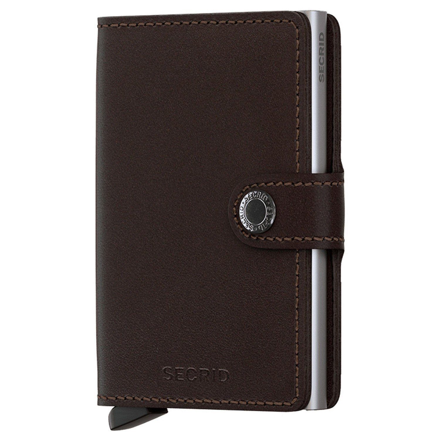 SECRID Geldbörse Original Miniwallet - RFID cm brown dark 6.5 Geldbörse (1-tlg)