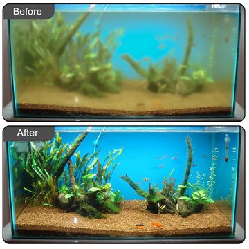 CALIYO Aquariumfilter Aquarium Reiniger, Aquarium Wasserwechsel, Einstellbare Durchflussregelung für Wasserwechsel