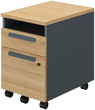 Gami Aktenschrank ARCADE wahlweise 1 Schublade für Hängeregister oder 1 Stiftbox