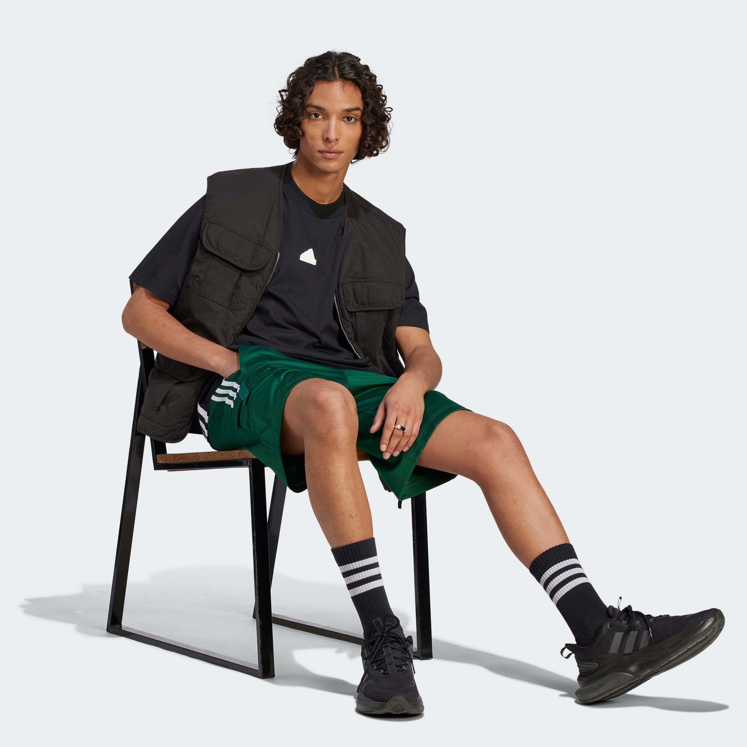 adidas Sportswear Green TIRO Shorts CARGOSHORTS Collegiate (1-tlg)