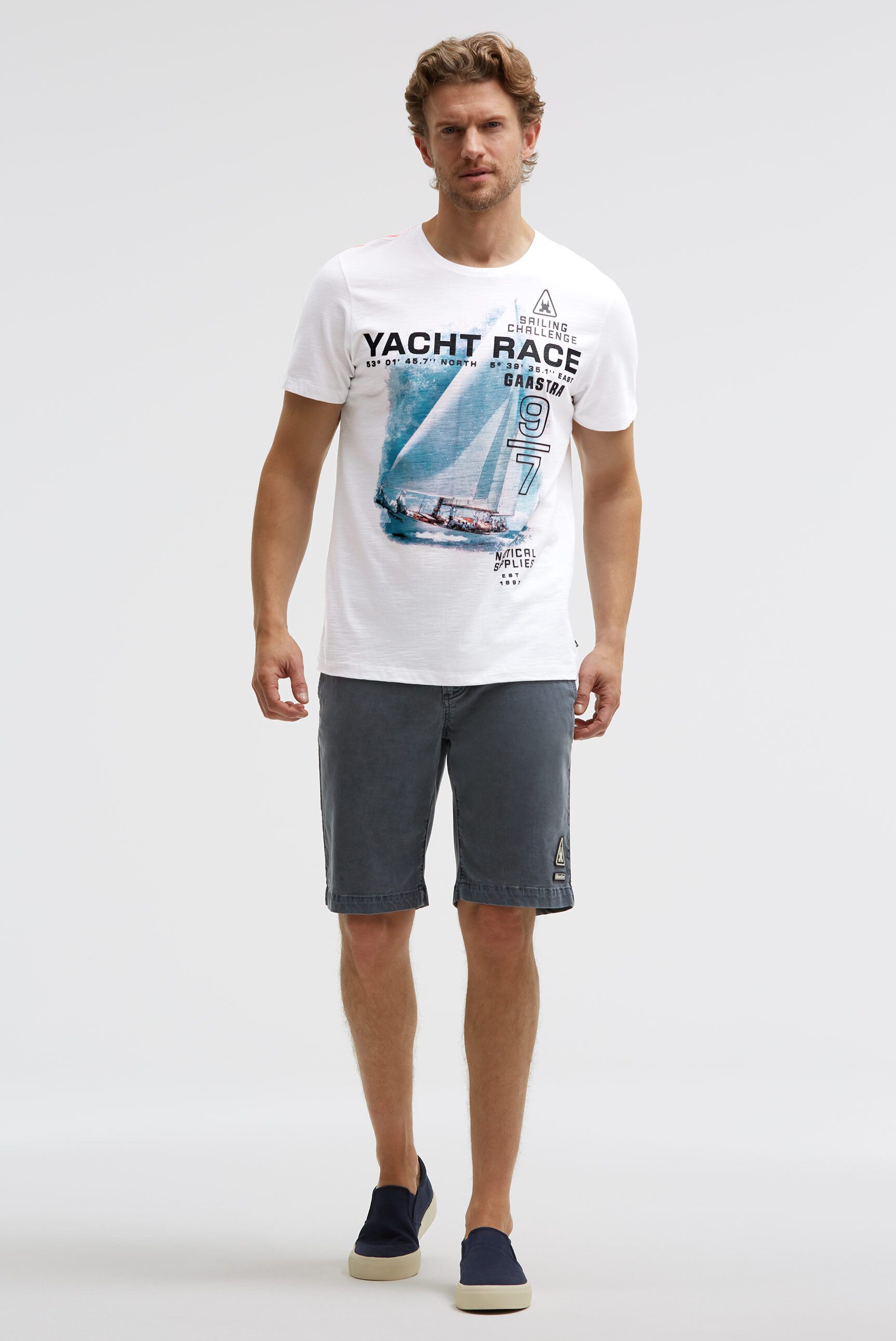 Gaastra Rundhalsshirt mit Baumwolle