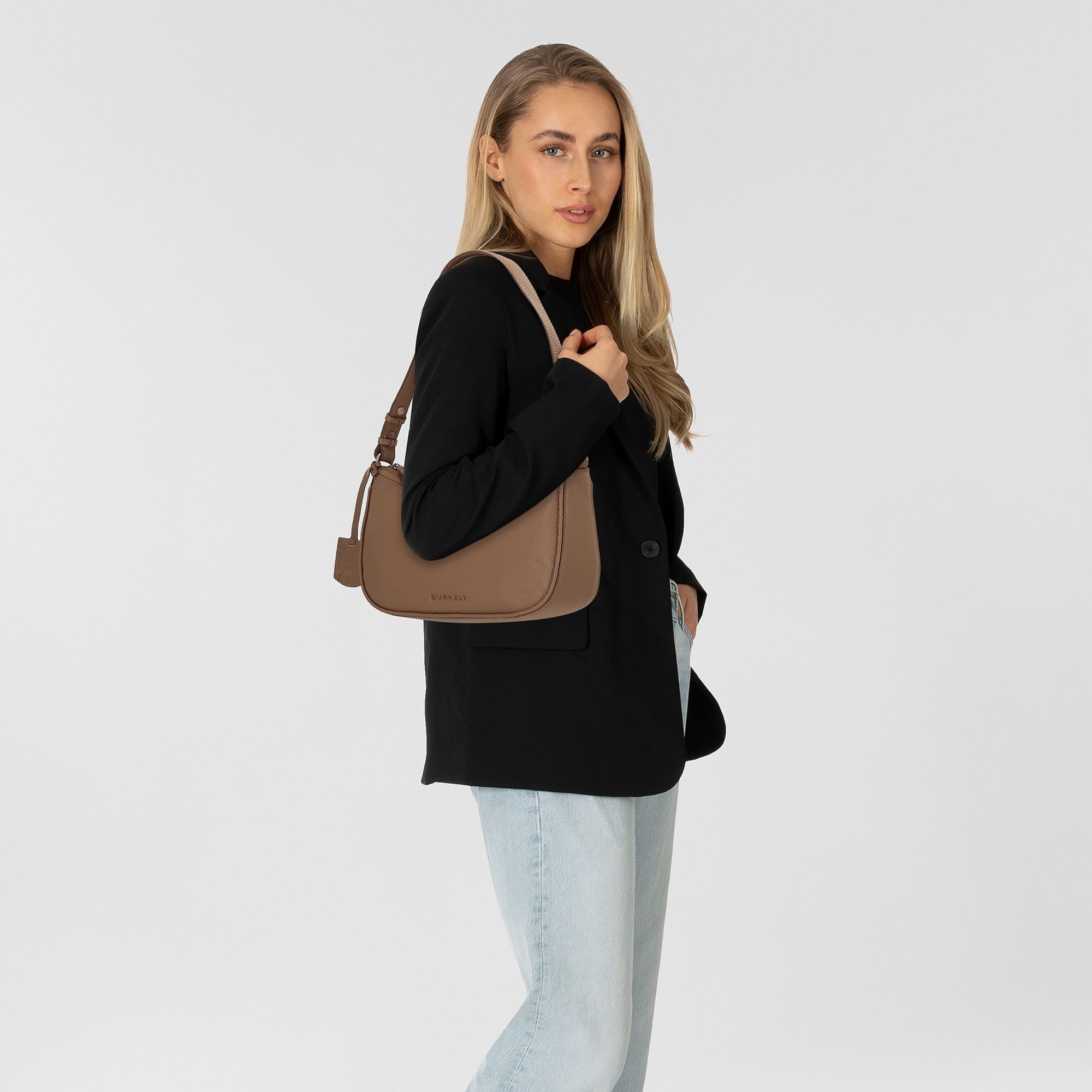 Burkely Schultertasche Always Ava, Leder
