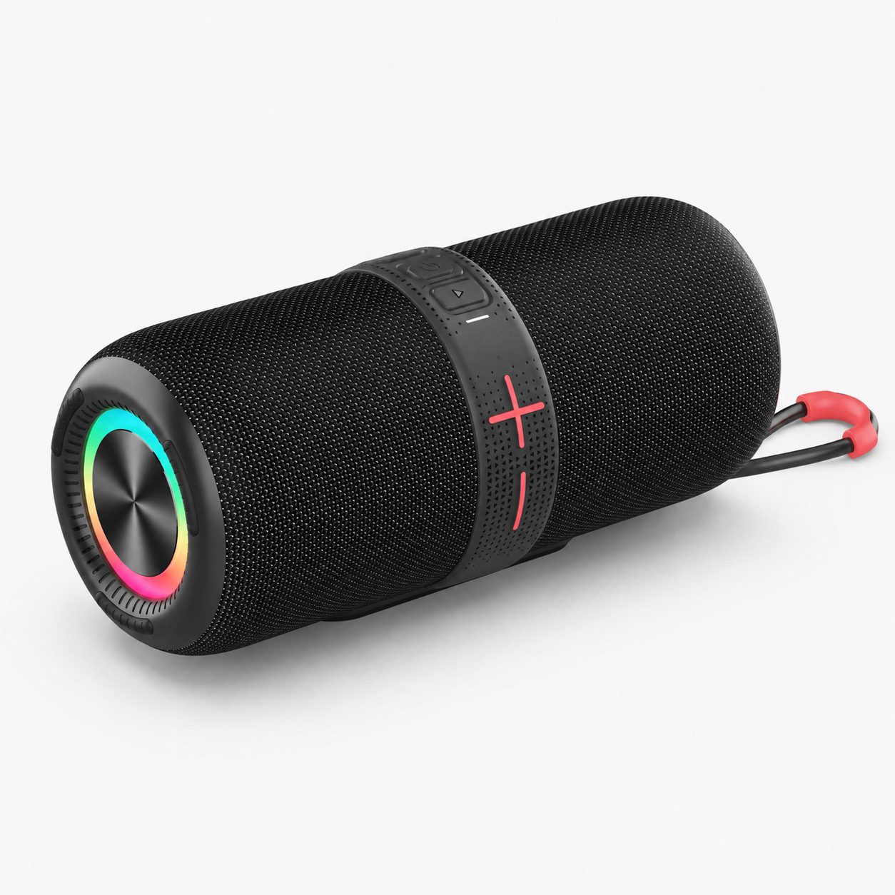 Toomoke Bluetooth-Lautsprecher 40 W, Bluetooth Box, Bluetooth-Lautsprecher tragbare Musikbox Bluetooth 5.3 mit TWS, (RGB-Licht, IPX5, 3600-mAh-Akku, USB, AUX, TF-Karte, Outdoor Speaker)