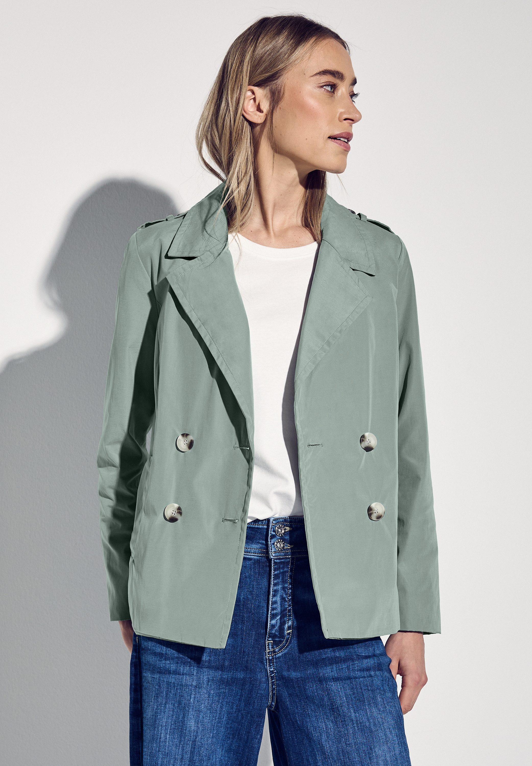 STREET ONE Kurzjacke mit Reverskragen günstig online kaufen