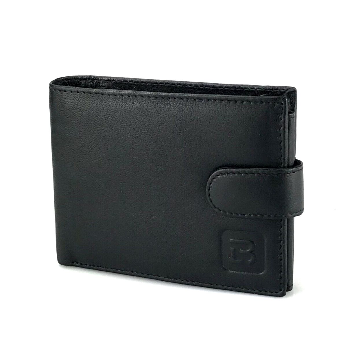 L&B Geldbörse + RFID-Schutz & 7 Kartenfächer, Leder Portemonnaie >2654< Gel günstig online kaufen