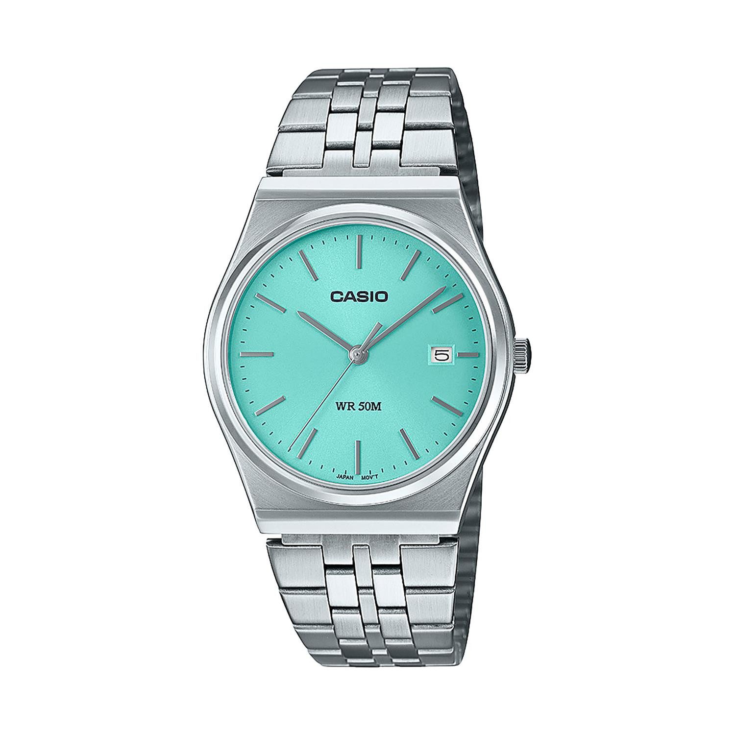 CASIO Quarzuhr Casio Damenarmbanduhr MTP-B145D-2A1VEF Edelstahl, (1-tlg)