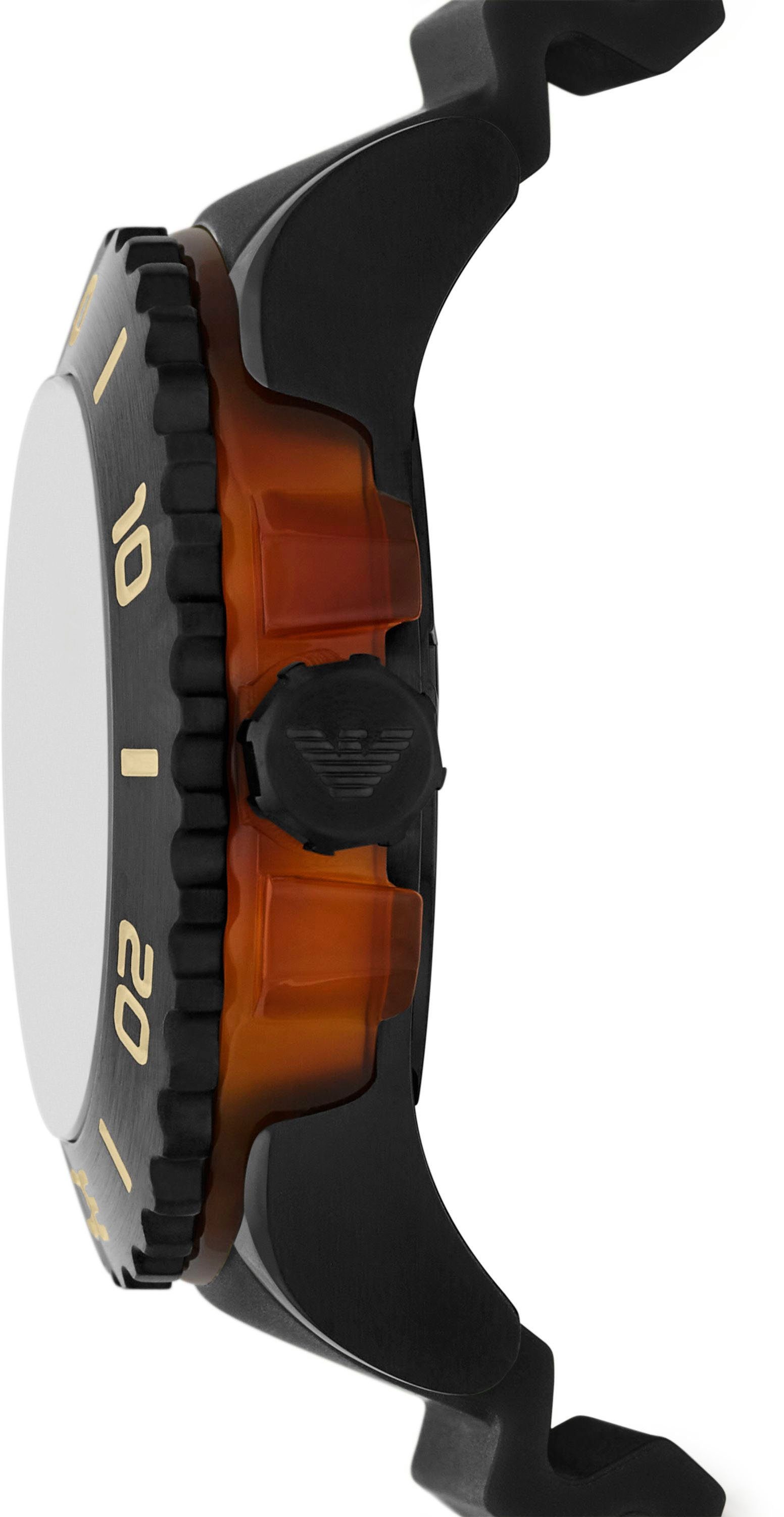 Emporio Armani Quarzuhr AR11440 AR11539, Armbanduhr, Herrenuhr, Datum, bis 20 bar wasserdicht