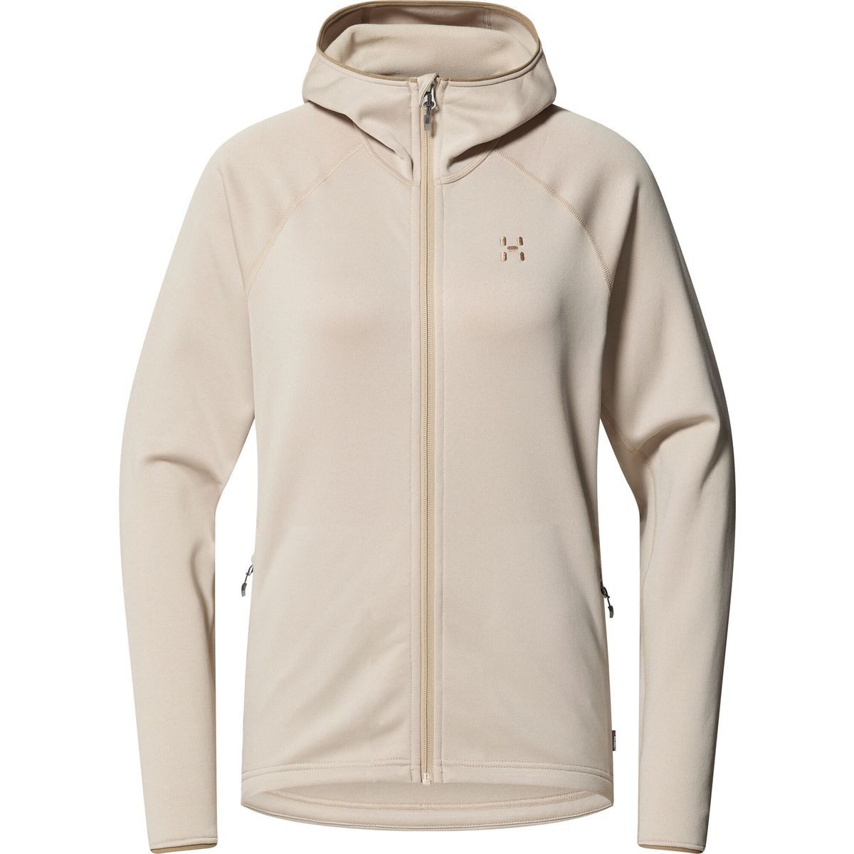 Haglöfs Fleecejacke Magma Mid Hood Women Vielseitige Damen-Fleecejacke für Outdoor-Aktivitäten mit dehnbarem