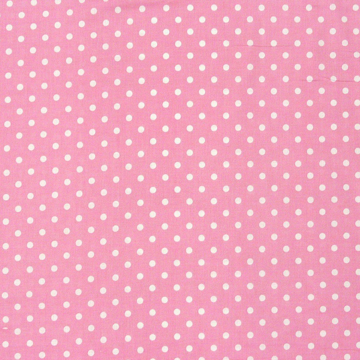 SCHÖNER LEBEN. Stoff Baumwollstoff Punkte groß Ø 7mm rosa weiß