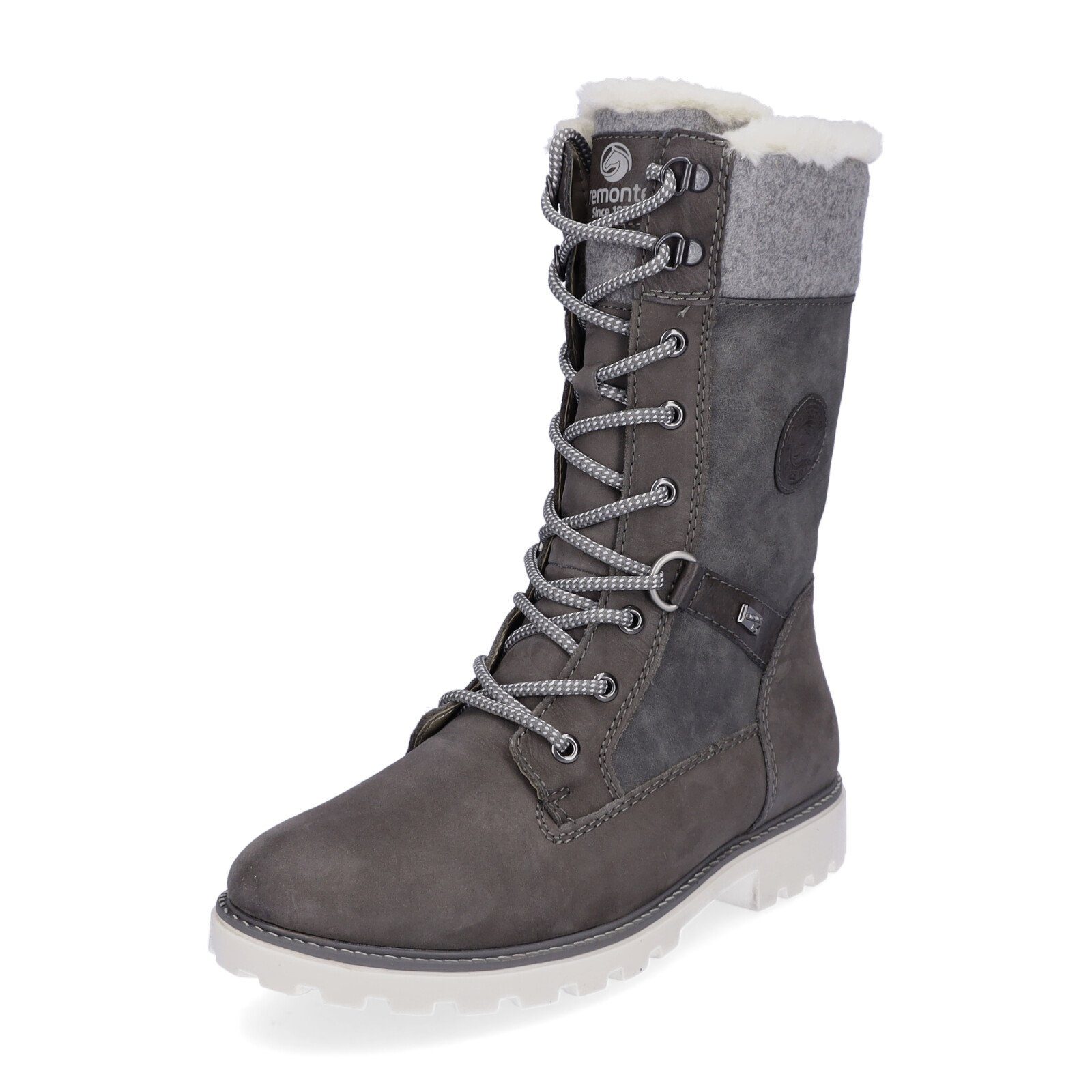 Remonte Damen Winter Schnürboot grau Schnürboots