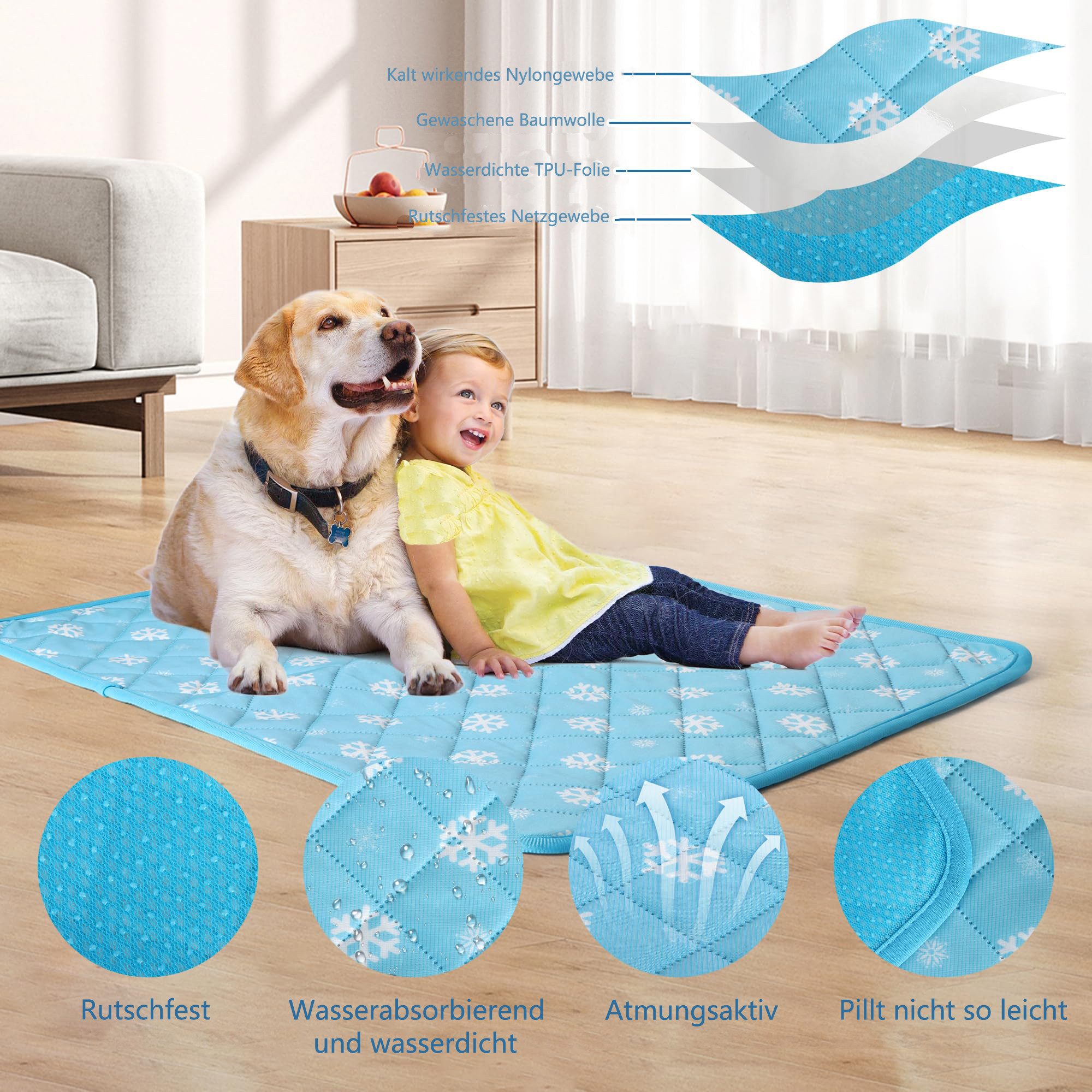 Coonoor Hundematte Kühlmatte für Hunde Selbst günstig online kaufen