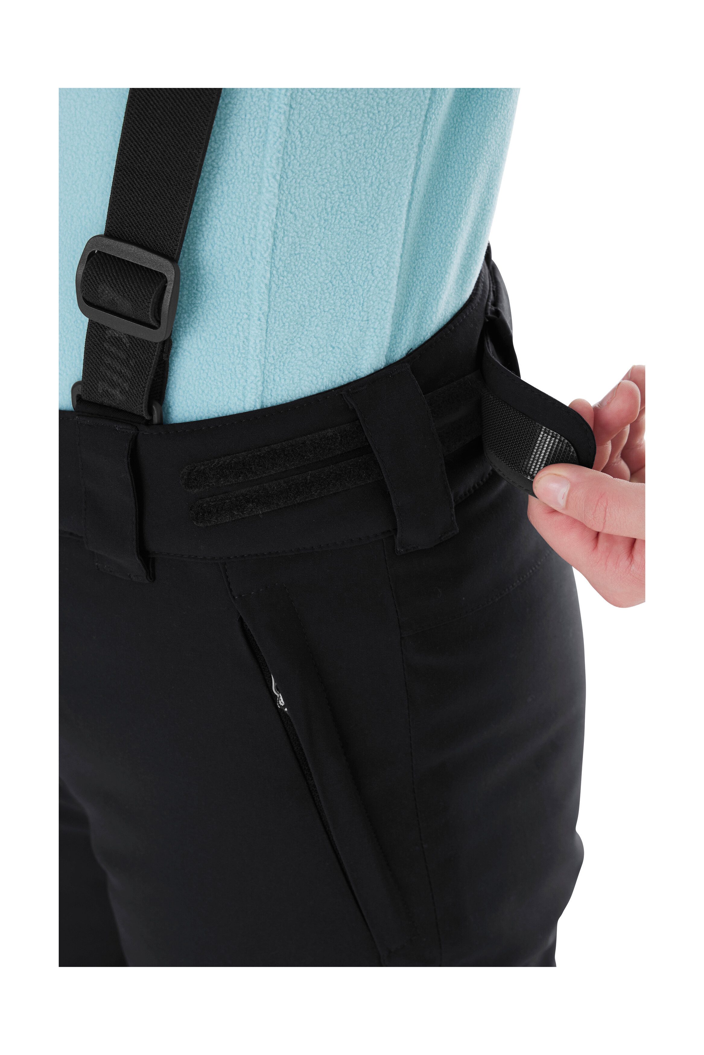 Killtec Skihose KSW 77 GRLS SKI PNTS wasserdicht, atmungsaktiv, abnehmbarer Latz, verst. Seitenriegel