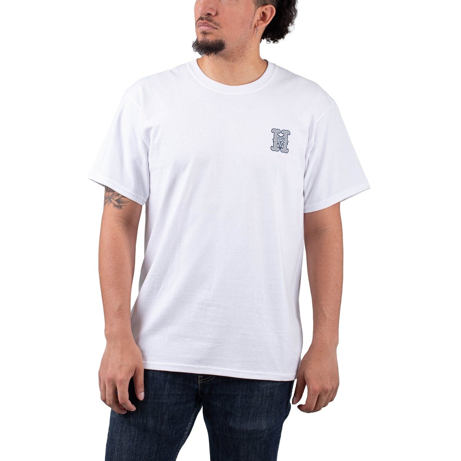 HUF T-Shirt HUF x Trasher High Point T-Shirt White