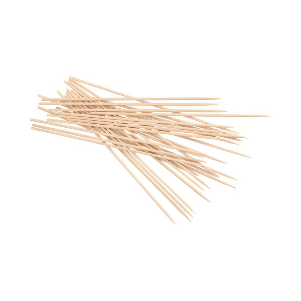 PAPSTAR Schaschlikspieße Schaschlikspieße, Holz pure Ø 3 mm, 20 cm 6000 Stk