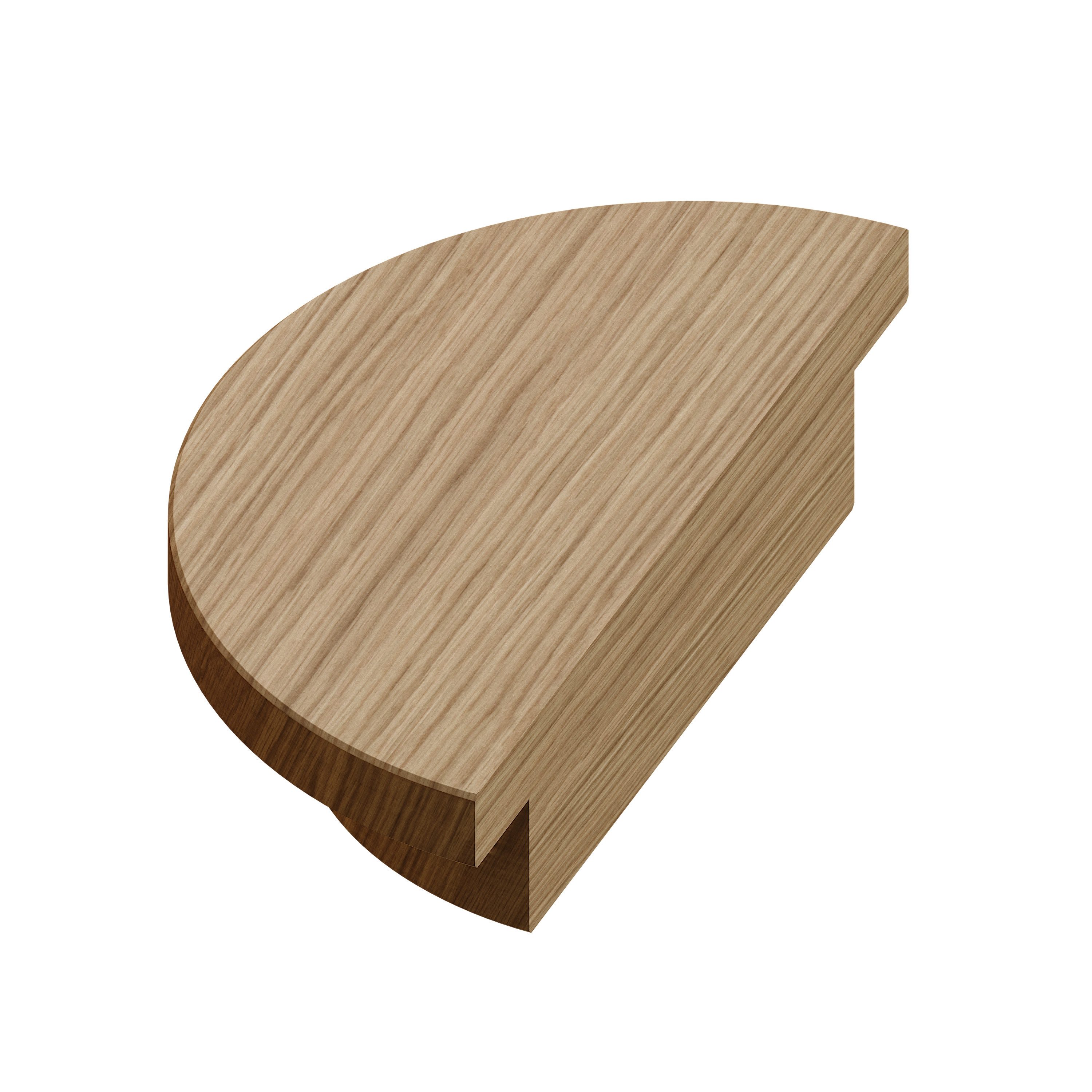 sossai® Möbelgriff Eichenholzgriff / Echtholzgriff, GAH02 (2-St), Lochabstand 20mm